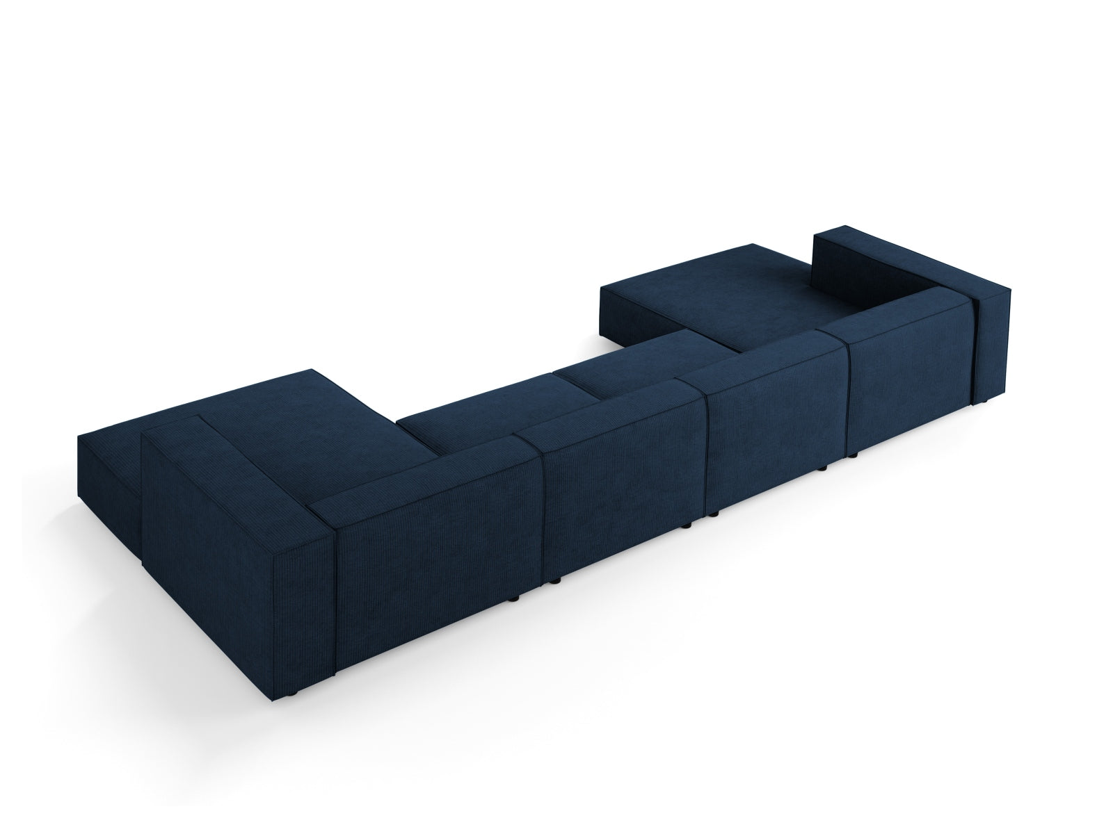 Arendal Panoramic Sofa 6 Sitzer in Royal Blue präsentiert im Onlineshop von KAQTU Design AG. 5er Sofa ist von Cosmopolitan Design