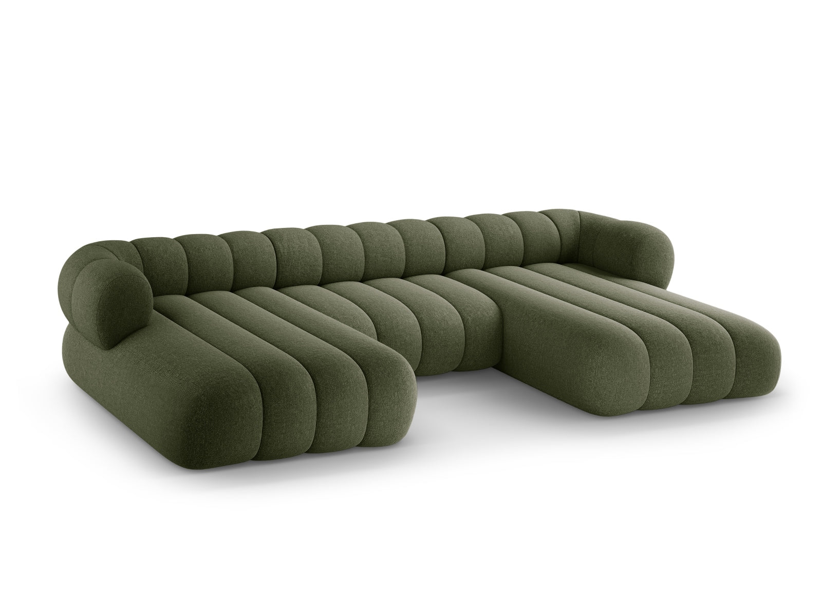 Modernes 6-Sitzer Koge Panoramic Sofa in Green-Eden, perfekt für gesellige Runden und stilvolle Einrichtungsideen.