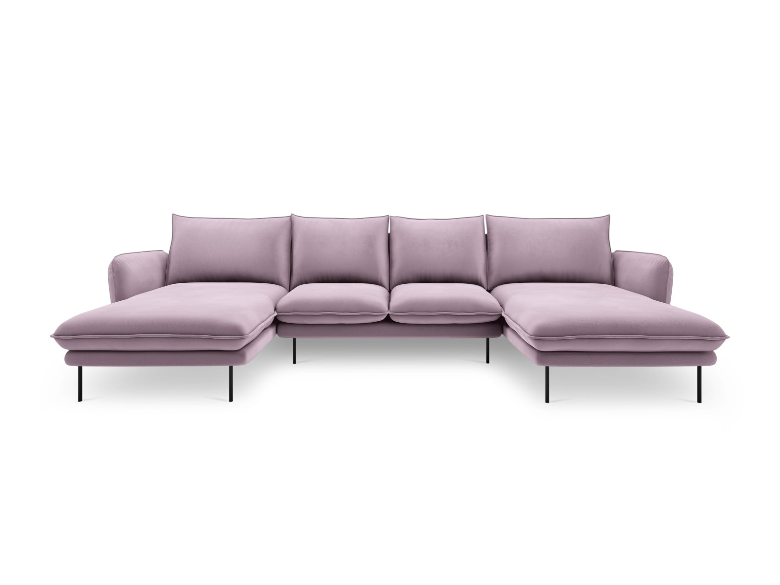 Erleben Sie das stilvolle Vienna Velour Panoramic Sofa für 6 Personen. Hochwertiger Veloursstoff und großzügige Sitzfläche für höchsten Komfort.