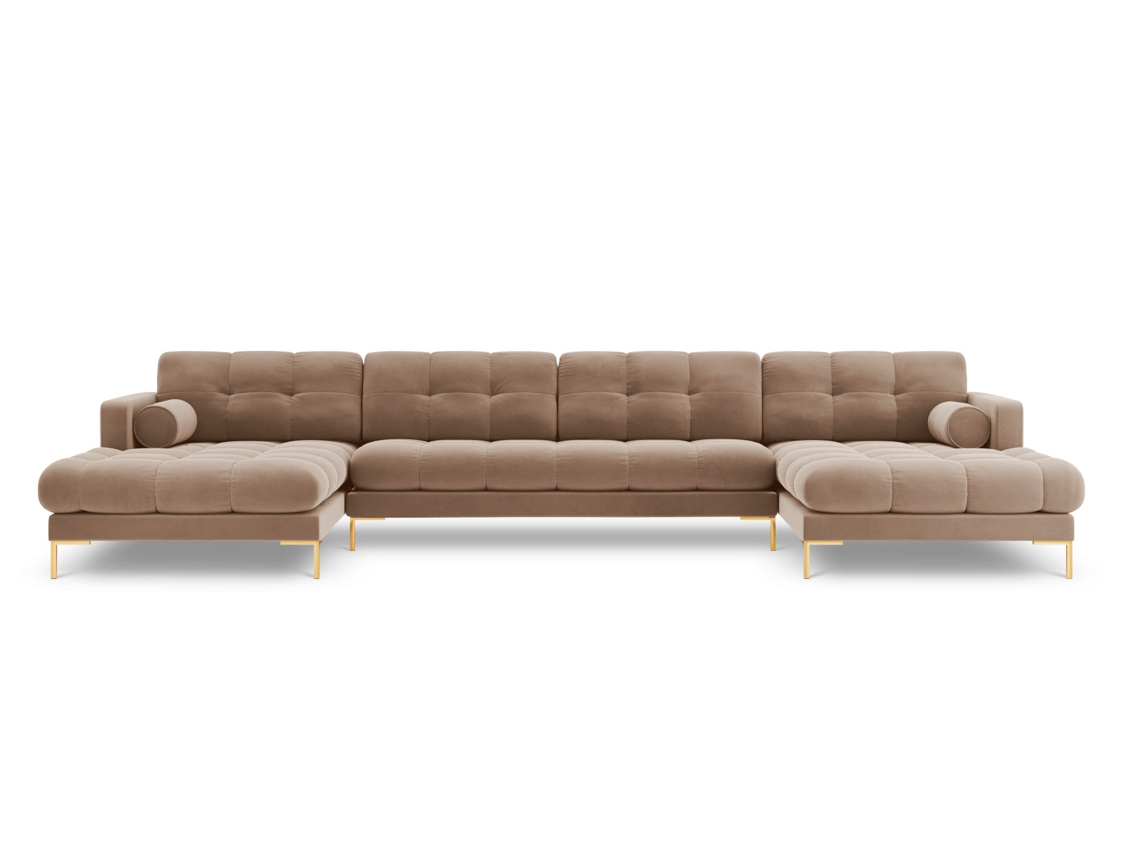 Geräumiges 7-Sitzer Panoramic Sofa Bali von Cosmopolitan Design, ideal für entspannte Abende und moderne Wohnkonzepte.