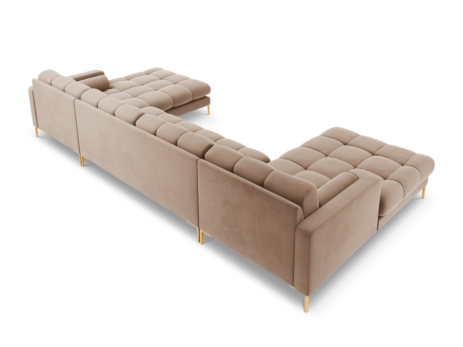 Geräumiges 7-Sitzer Panoramic Sofa Bali von Cosmopolitan Design, ideal für entspannte Abende und moderne Wohnkonzepte.