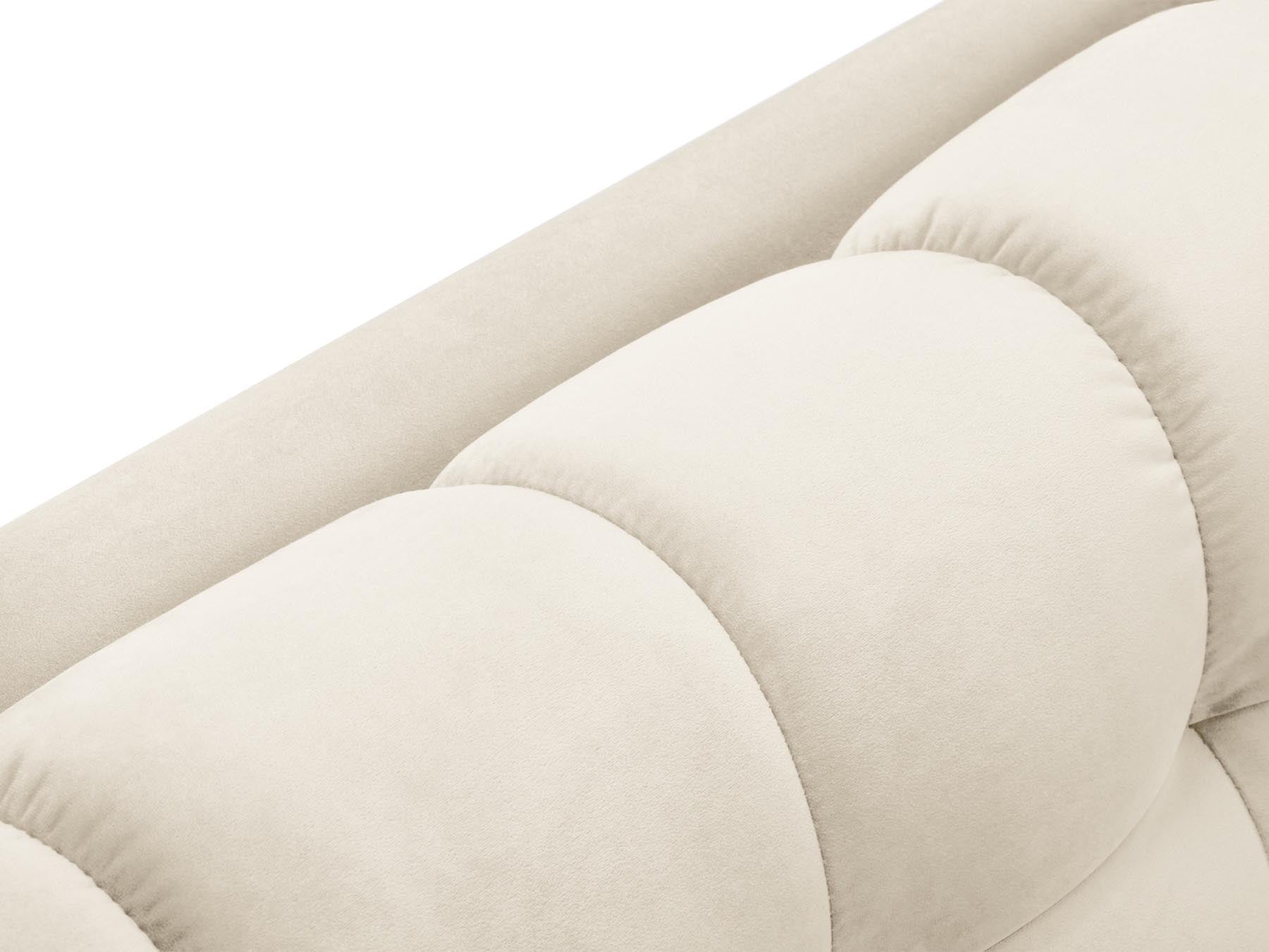 Elegantes 7-Sitzer Ecksofa Bali in sanftem Beige, ideal für gemütliche Stunden mit Familie und Freunden.