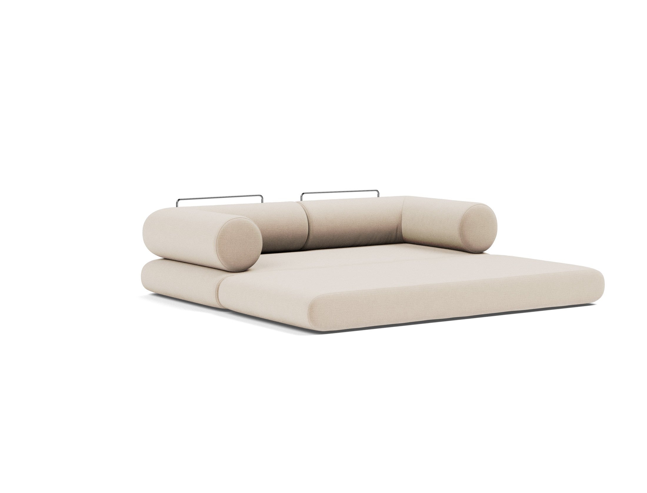 Circlus Tagesbett L-Shaped Armlehnen in 410 Esina Almond präsentiert im Onlineshop von KAQTU Design AG. Bettsofa ist von Innovation Living
