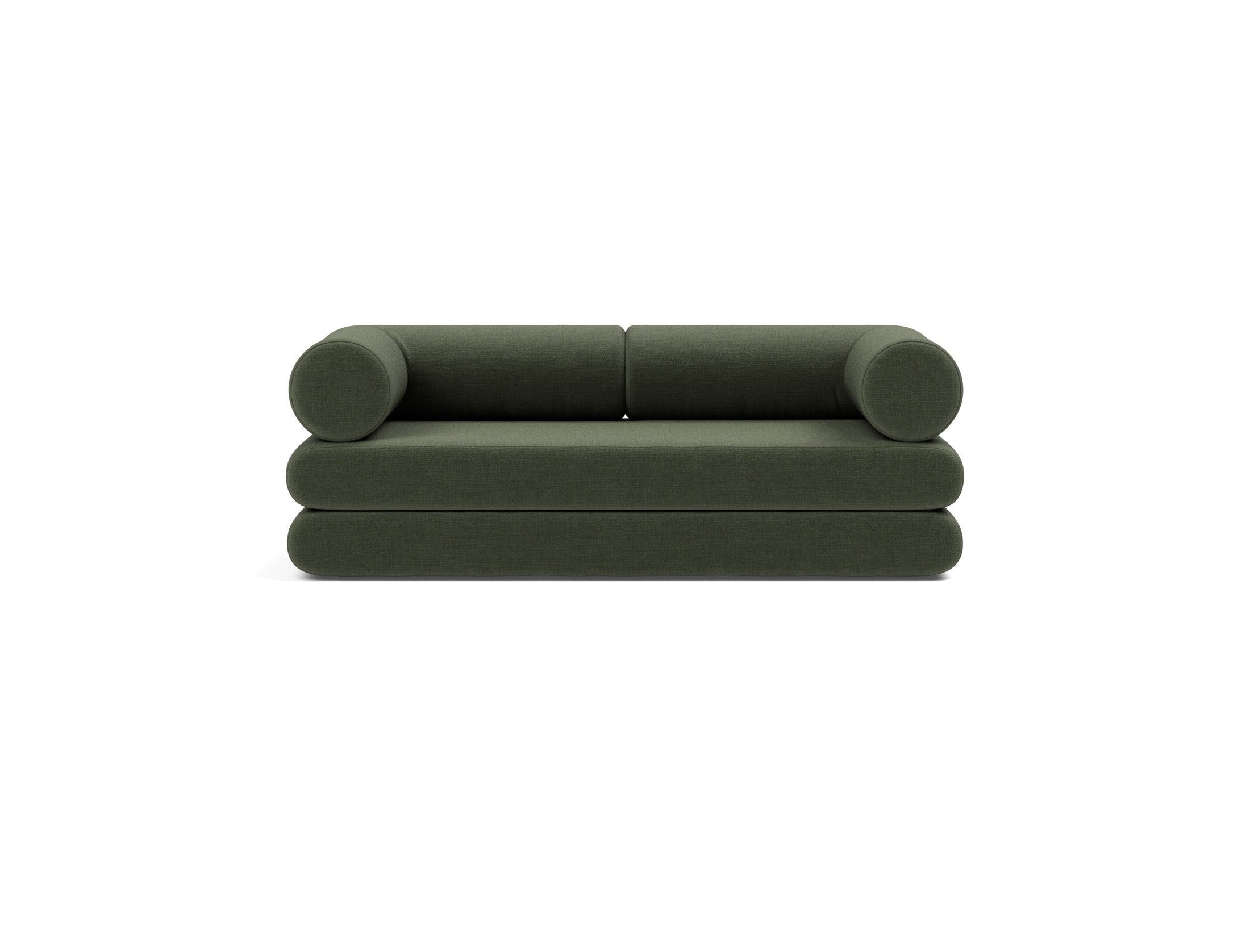Circlus Tagesbett L-Shaped Armlehnen in 413 Esina Olive Green präsentiert im Onlineshop von KAQTU Design AG. Bettsofa ist von Innovation Living