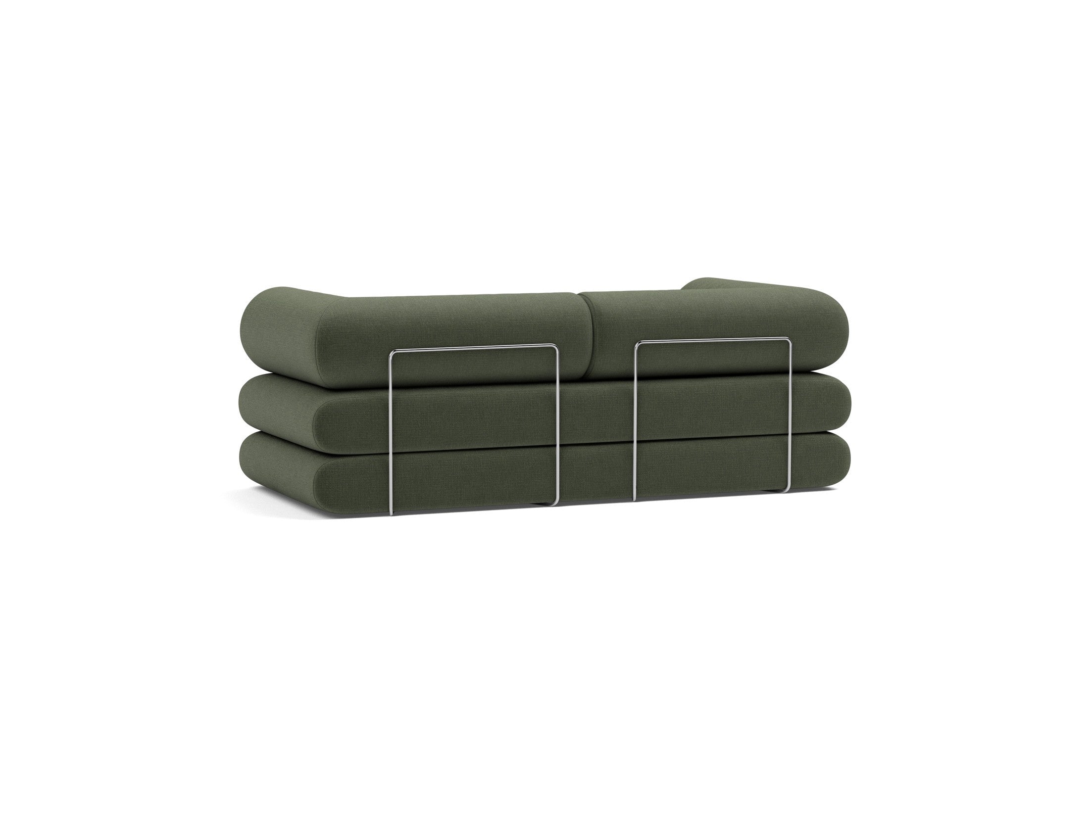 Circlus Tagesbett L-Shaped Armlehnen in 413 Esina Olive Green präsentiert im Onlineshop von KAQTU Design AG. Bettsofa ist von Innovation Living