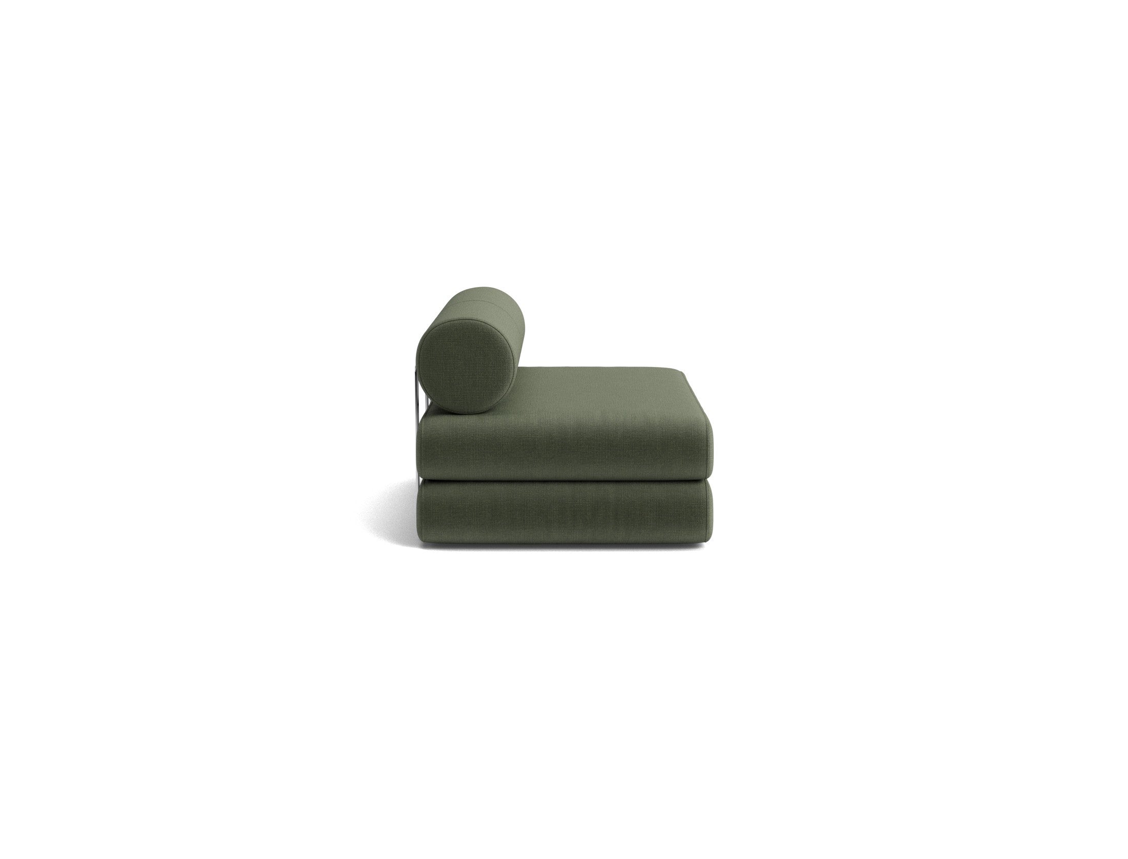 Circlus Tagesbett Mit Rückenpolstern in 413 Esina Olive Green präsentiert im Onlineshop von KAQTU Design AG. Bettsofa ist von Innovation Living
