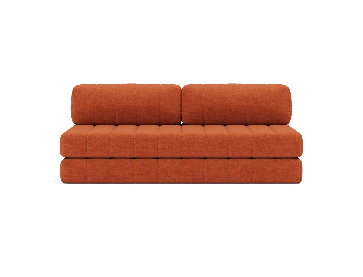 CozyPad Schlafsofa in 412 Esina Rust Orange präsentiert im Onlineshop von KAQTU Design AG. Bettsofa ist von Innovation Living