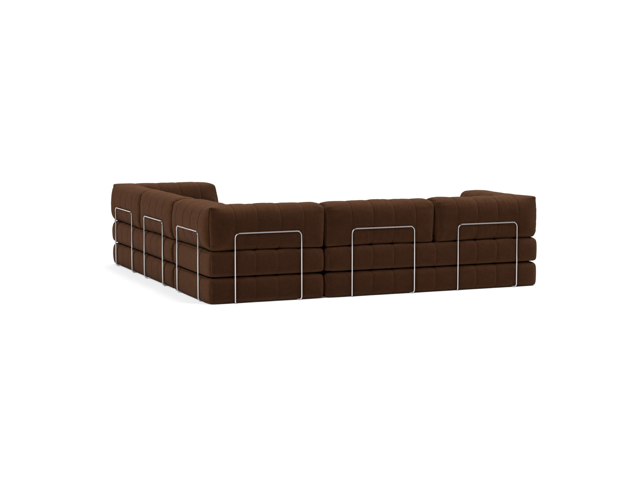CozyPad Schlafsofa Ecksofa mit Armlehnen in 359 Taura Cappuccino präsentiert im Onlineshop von KAQTU Design AG. Bettsofa ist von Innovation Living