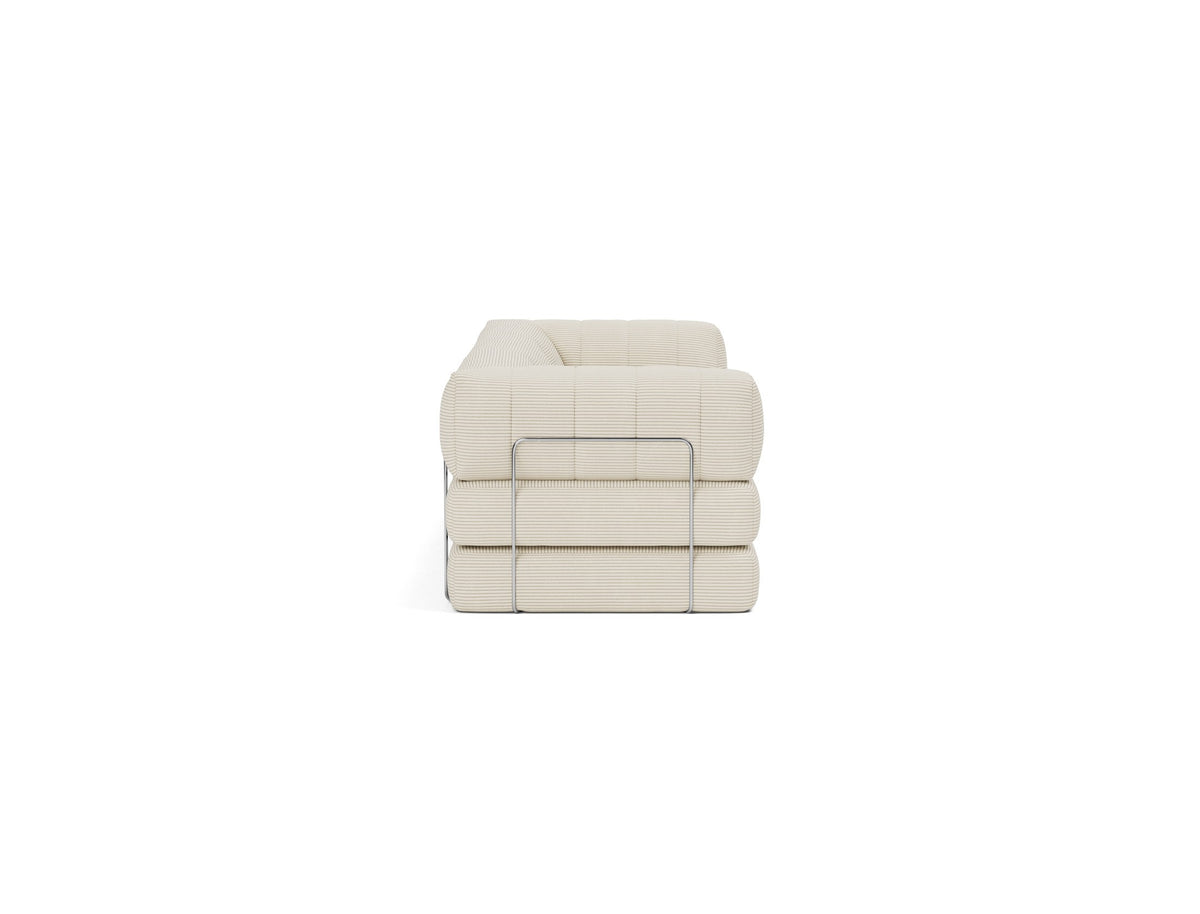 CozyPad Schlafsofa Grand mit Armlehnen in 594 Corduroy Ivory präsentiert im Onlineshop von KAQTU Design AG. Bettsofa ist von Innovation Living
