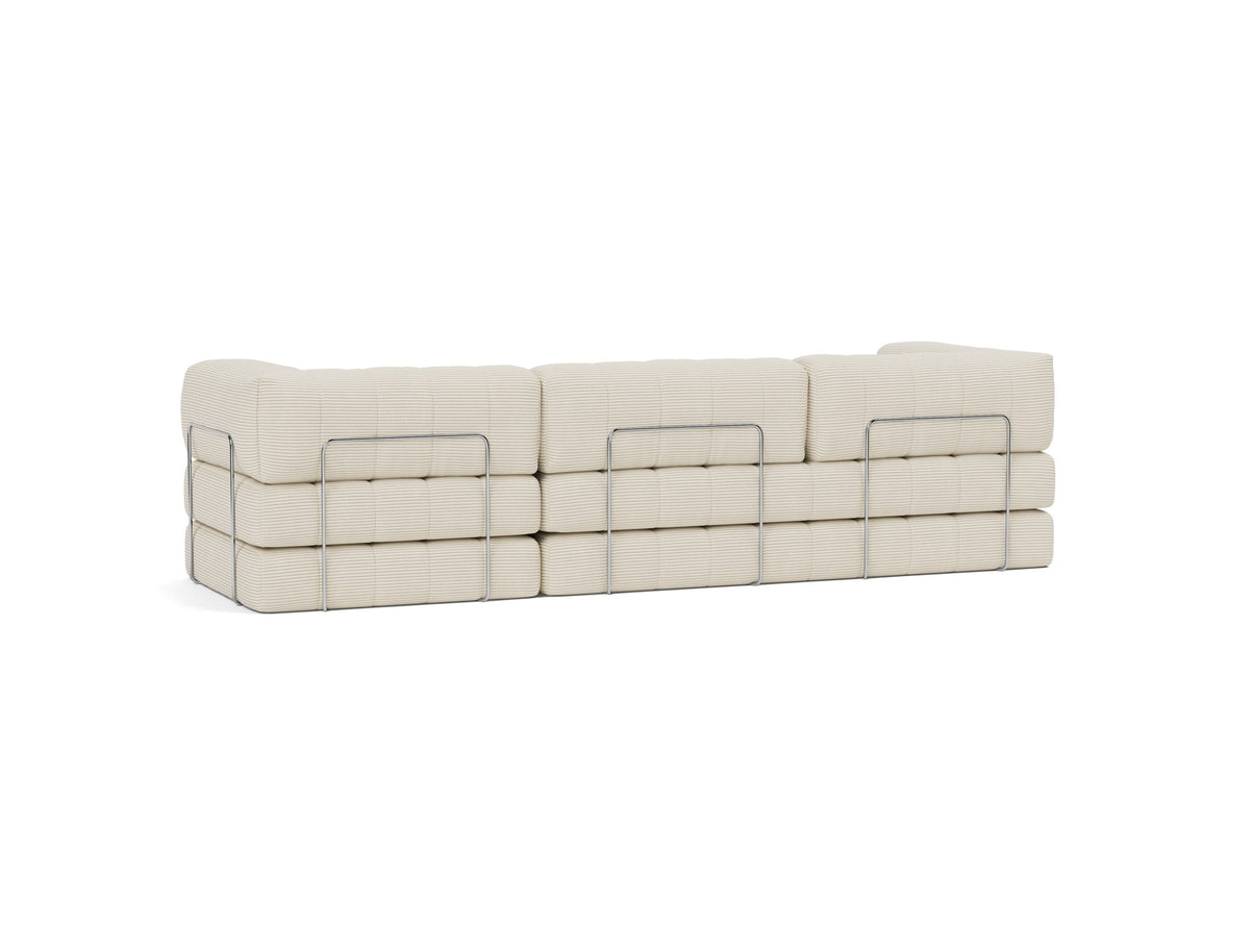 CozyPad Schlafsofa Grand mit Armlehnen in 594 Corduroy Ivory präsentiert im Onlineshop von KAQTU Design AG. Bettsofa ist von Innovation Living