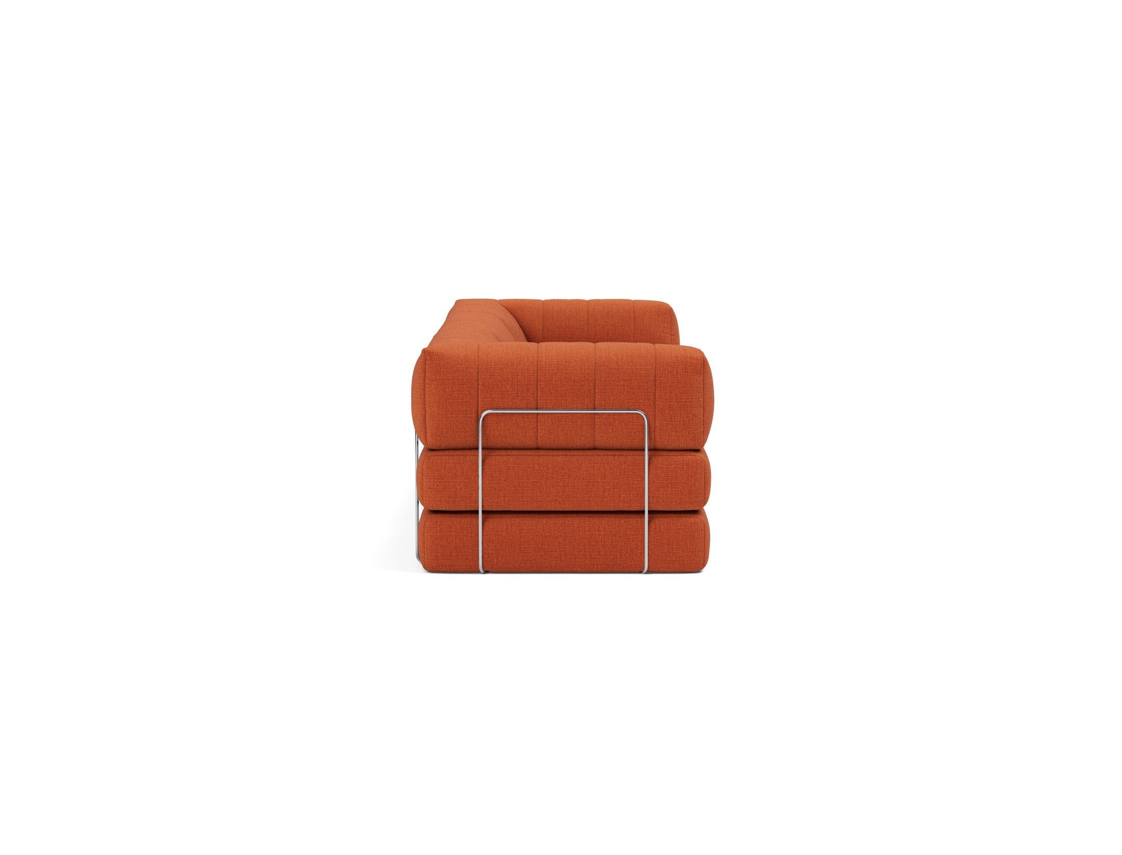 CozyPad Schlafsofa Grand mit Armlehnen in 412 Esina Rust Orange präsentiert im Onlineshop von KAQTU Design AG. Bettsofa ist von Innovation Living