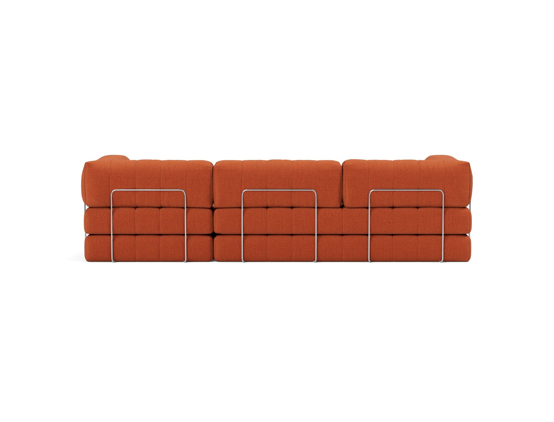 CozyPad Schlafsofa Grand mit Armlehnen in 412 Esina Rust Orange präsentiert im Onlineshop von KAQTU Design AG. Bettsofa ist von Innovation Living