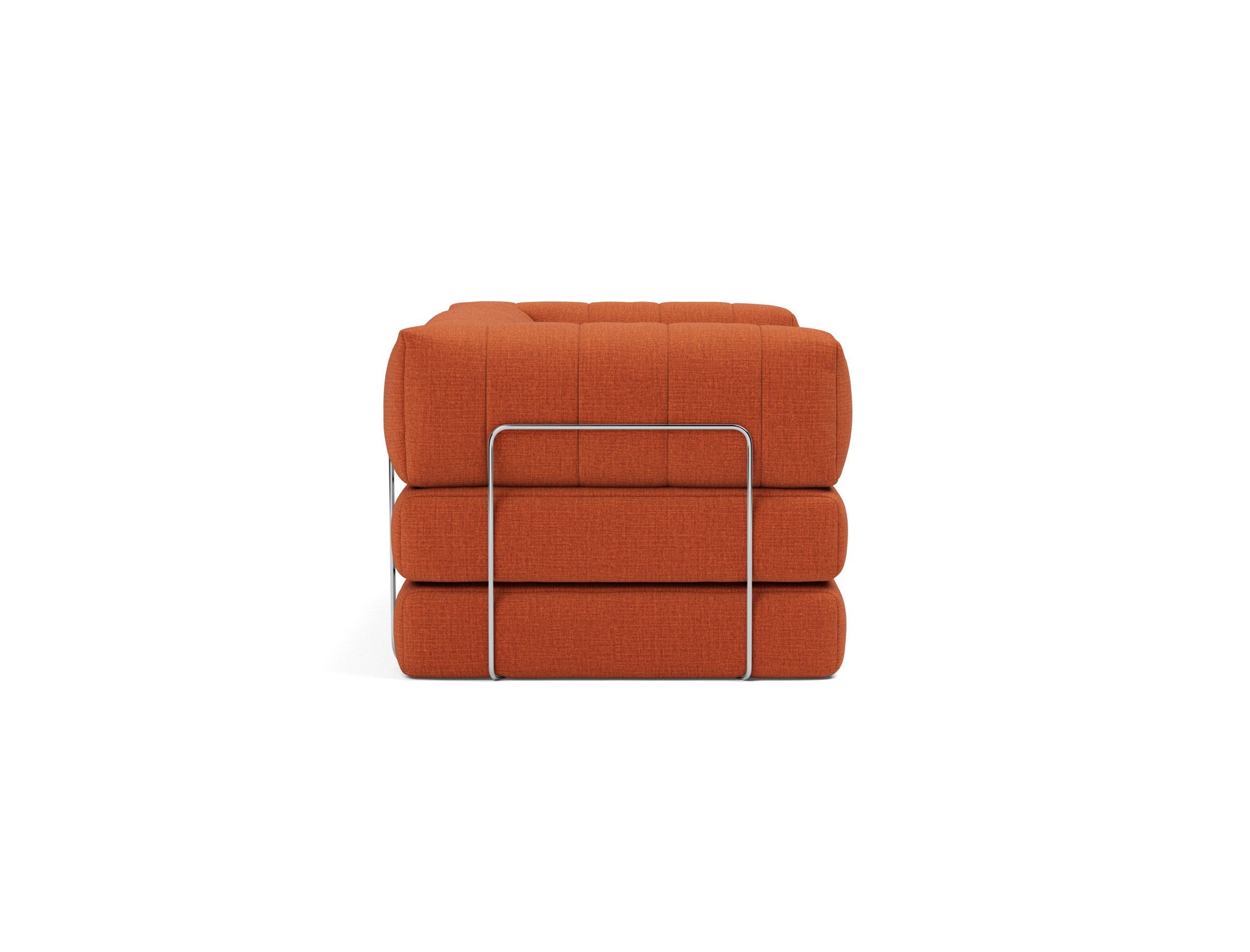CozyPad Schlafsofa mit Armlehnen in 412 Esina Rust Orange präsentiert im Onlineshop von KAQTU Design AG. Bettsofa ist von Innovation Living