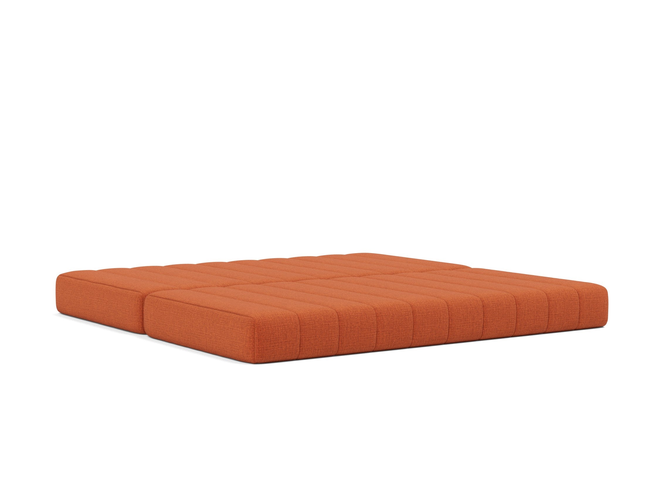 CozyPad Schlafsofa mit Armlehnen in 412 Esina Rust Orange präsentiert im Onlineshop von KAQTU Design AG. Bettsofa ist von Innovation Living