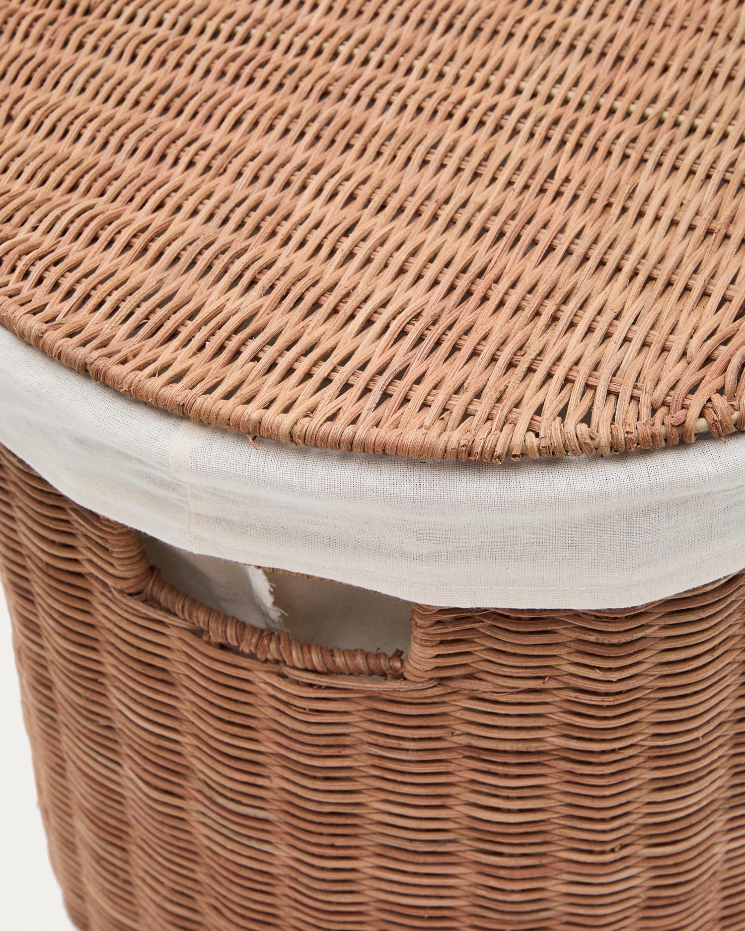 Set Indali aus 2 Körben aus Rattan Ø 50 cm / Ø 55 cm