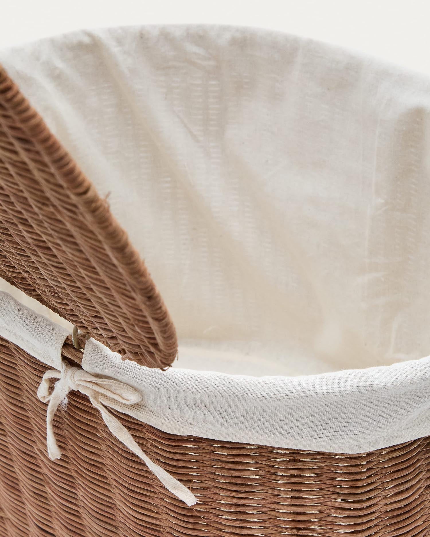 Set Indali aus 2 Körben aus Rattan Ø 50 cm / Ø 55 cm