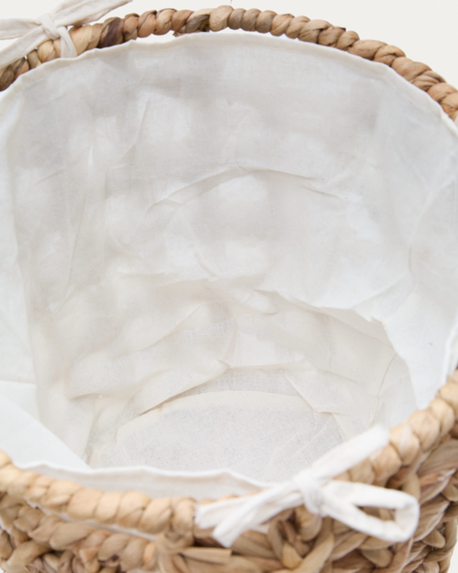 Set Dilam aus 2 Körben aus Naturfasern Ø 30 cm / Ø 38 cm