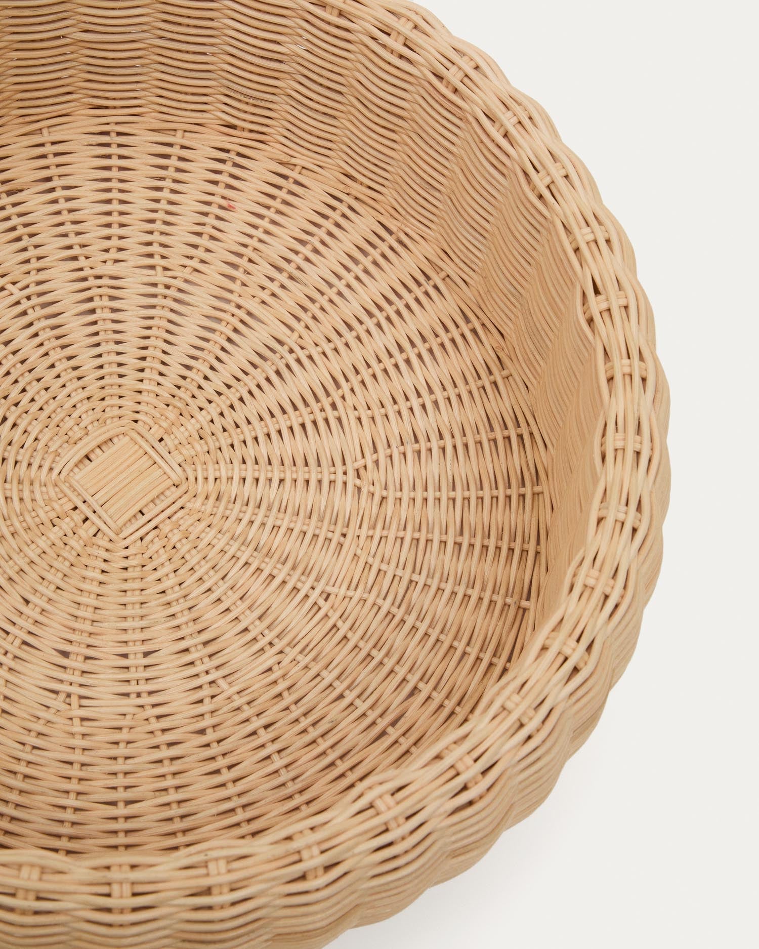 Rattanvase Zilna, 11 cm in Natur präsentiert im Onlineshop von KAQTU Design AG. Aufbewahrungskorb ist von Kave Home