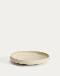Schale Mireni aus Pappmaché in Beige Ø 29 cm
