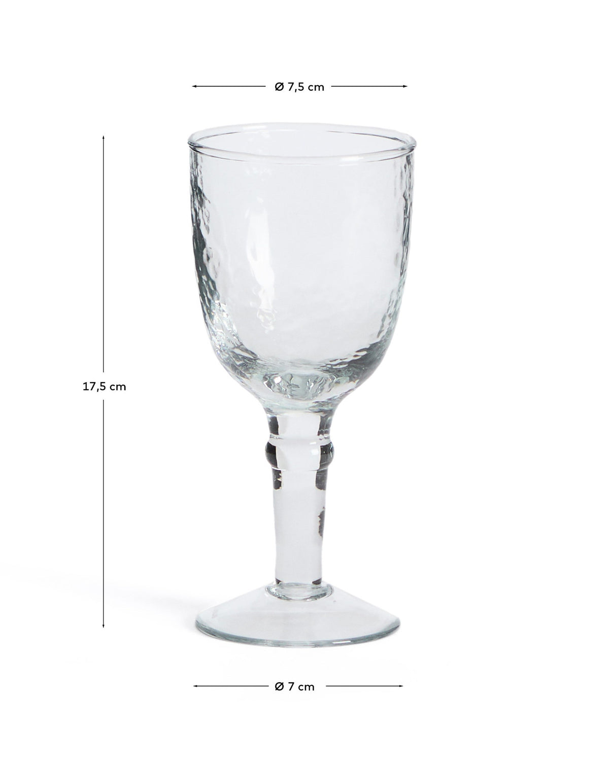 Weinglas Vinea aus transparentem Recyclingglas in Transparent präsentiert im Onlineshop von KAQTU Design AG. Universal Weingläser ist von Kave Home