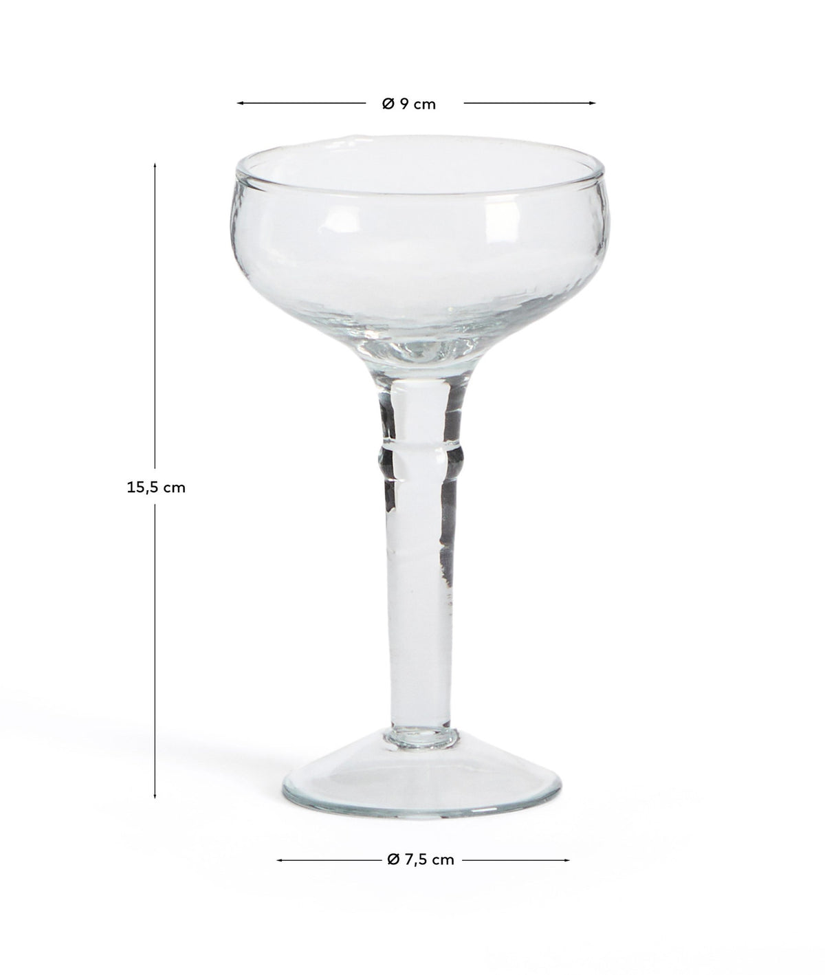 Weinglas Vinea aus Recyclingglas in Transparent präsentiert im Onlineshop von KAQTU Design AG. Universal Weingläser ist von Kave Home
