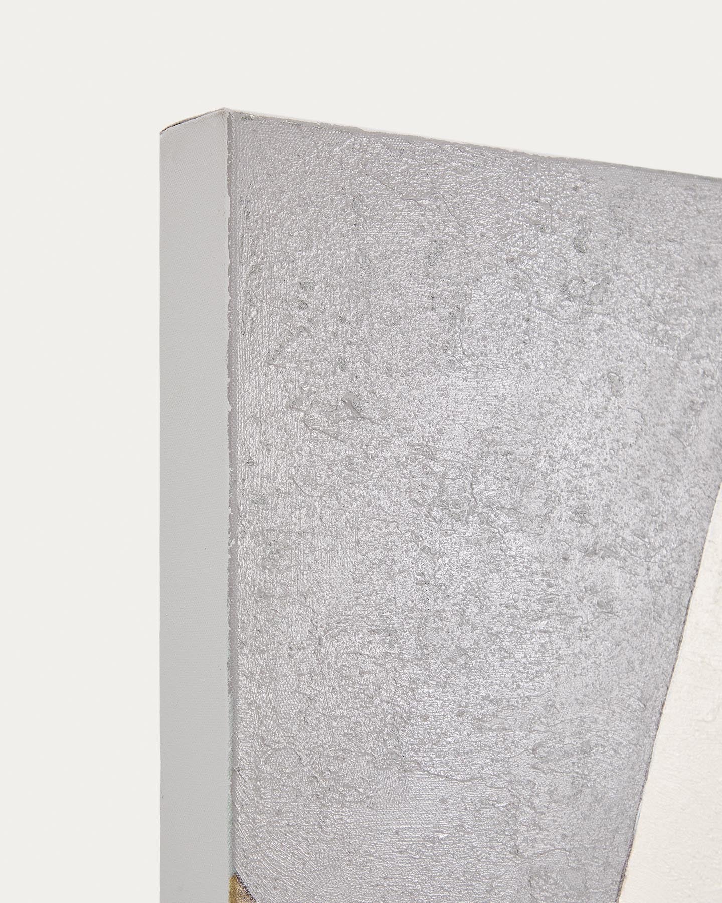 Abstrakte Leinwand Marvilo, Grau und Senfgelb, 120 x 200 cm in Mehrfarbig präsentiert im Onlineshop von KAQTU Design AG. Bild ist von Kave Home