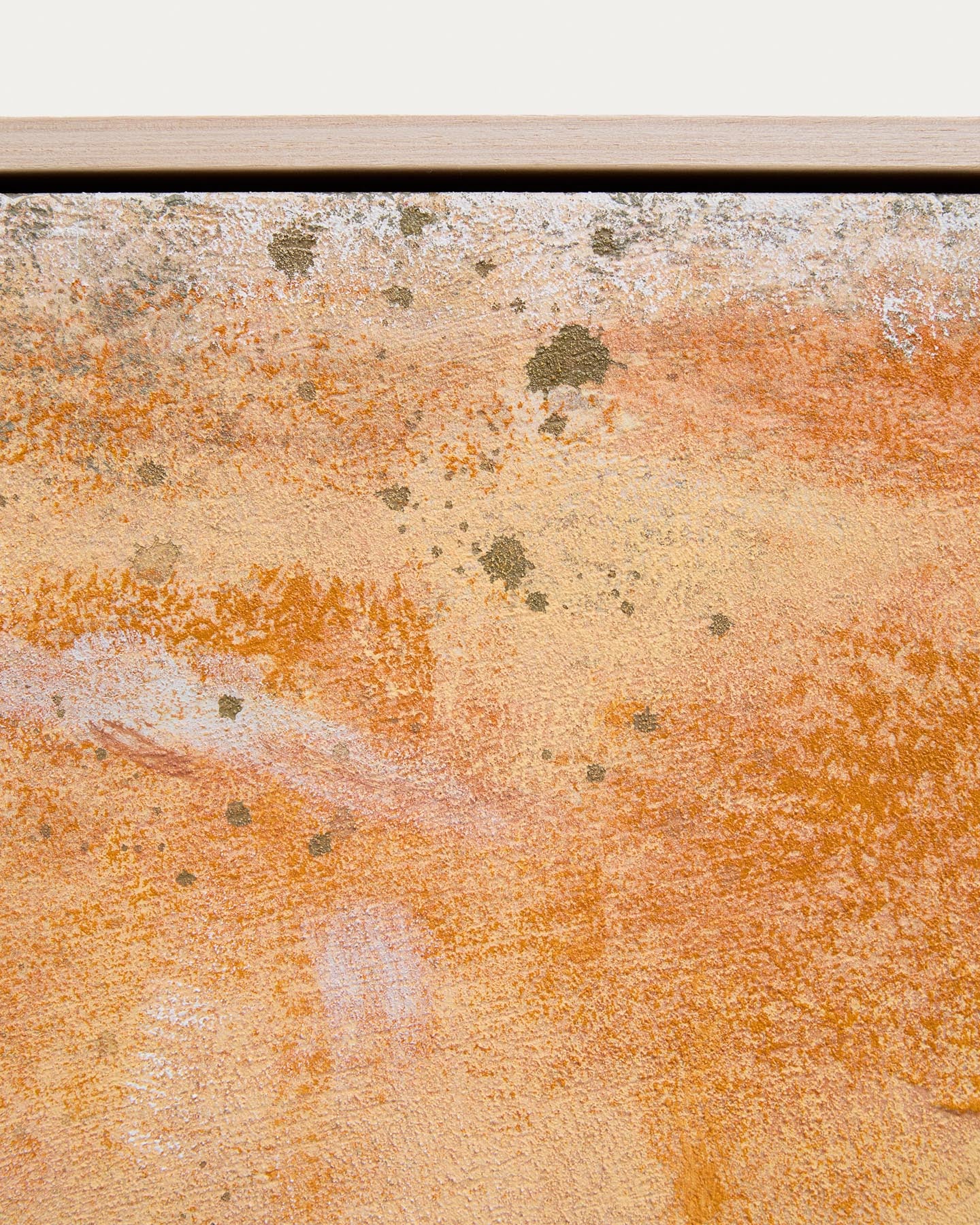 Abstraktes Bild Selnar, Gelb, 182 x 47 cm in Orange präsentiert im Onlineshop von KAQTU Design AG. Bild ist von Kave Home