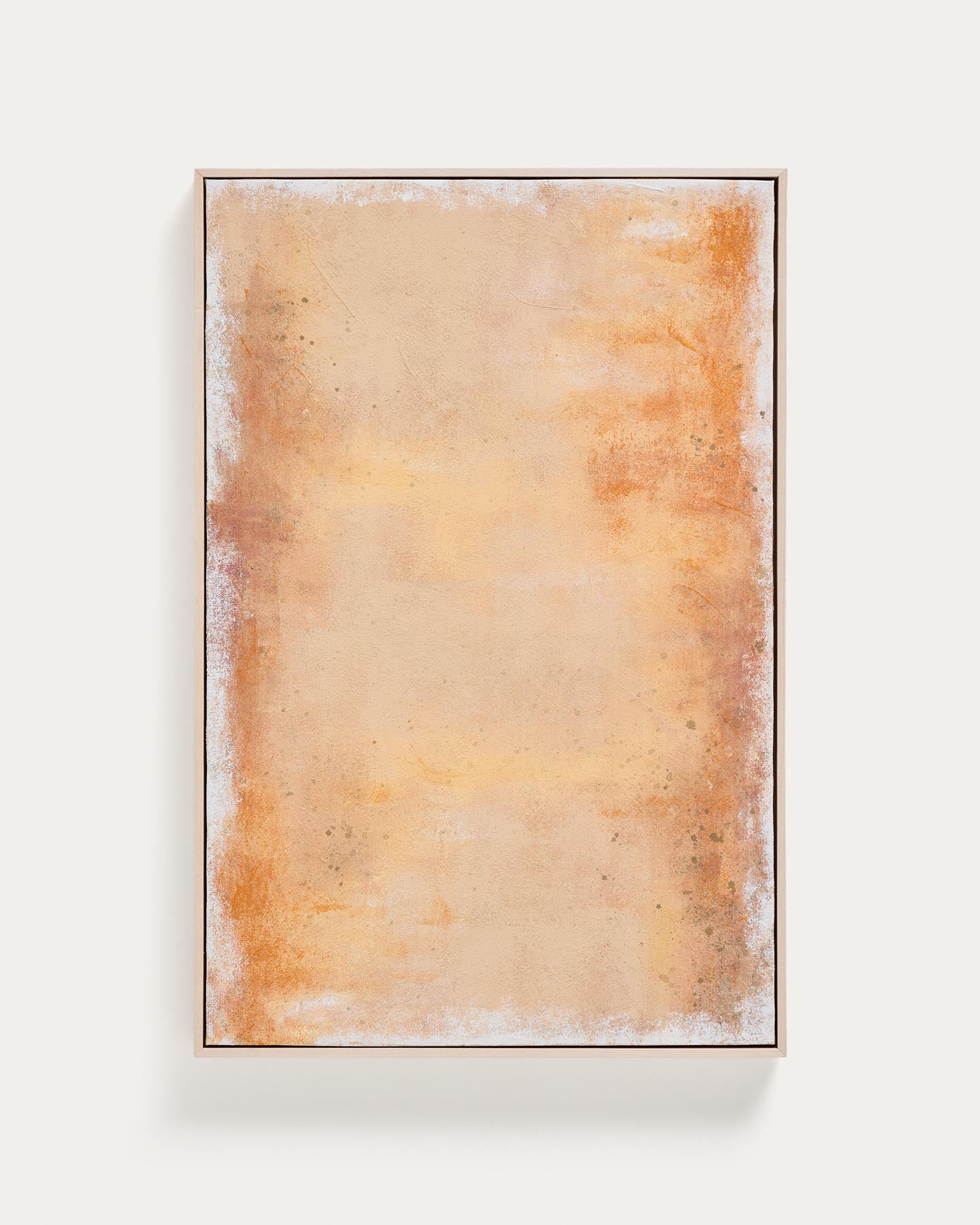 Abstraktes Bild Selnar, Gelb, 60 x 90 cm in Orange präsentiert im Onlineshop von KAQTU Design AG. Bild ist von Kave Home