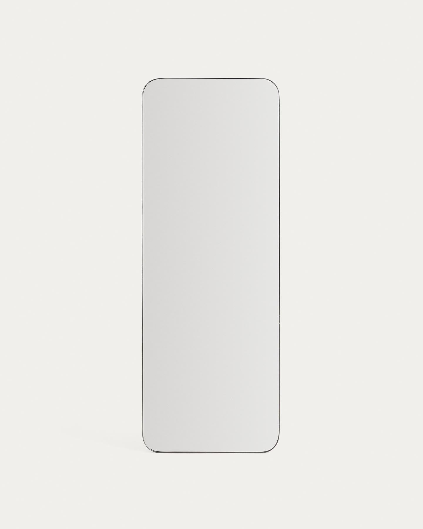 Spiegel Marco mit schwarzem Metall, 30 x 100 cm in Schwarz präsentiert im Onlineshop von KAQTU Design AG. Spiegel ist von Kave Home