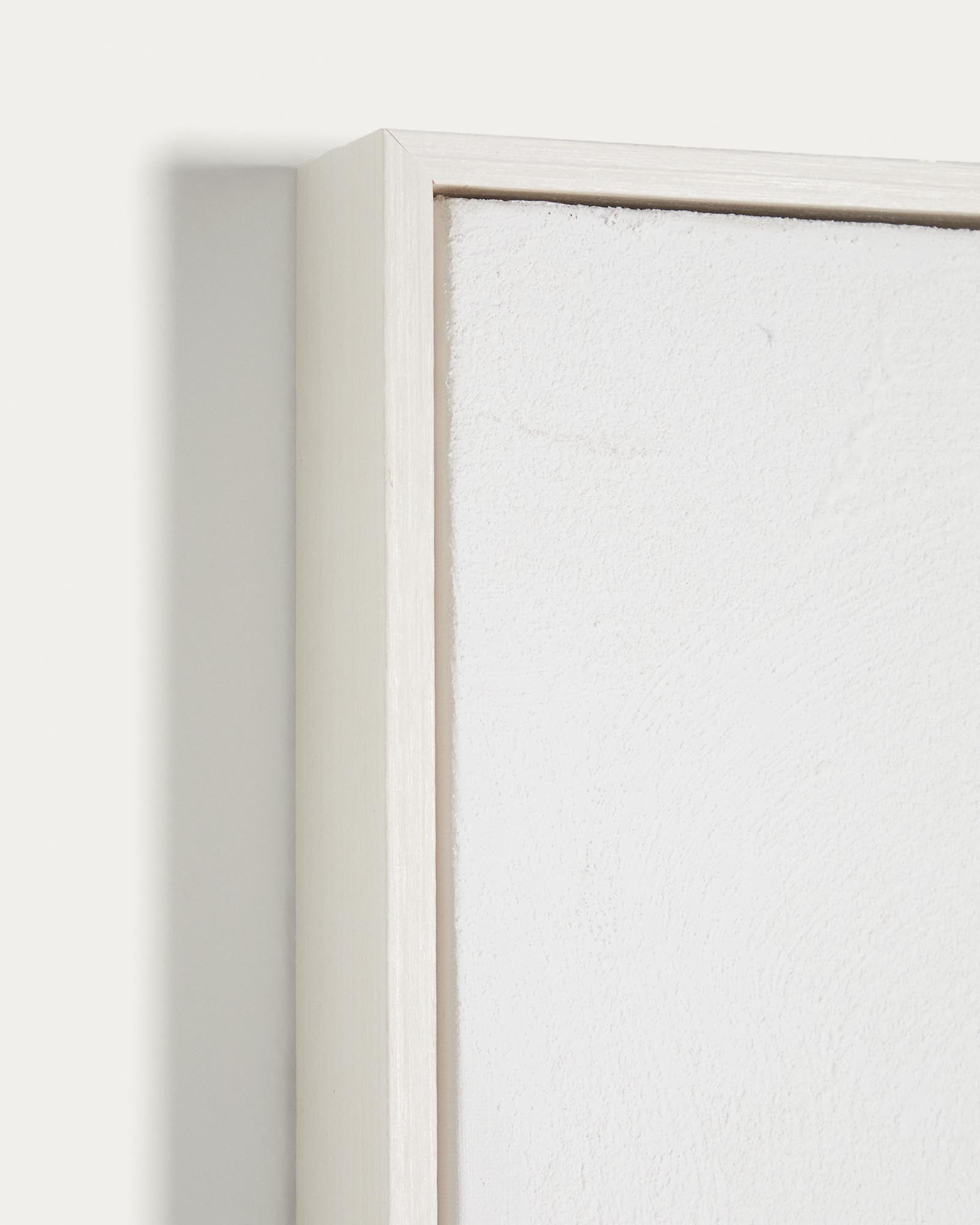 Handgemaltes abstraktes Bild Erale in Grau und Blau, 120 x 200 cm in Weiss präsentiert im Onlineshop von KAQTU Design AG. Bild ist von Kave Home