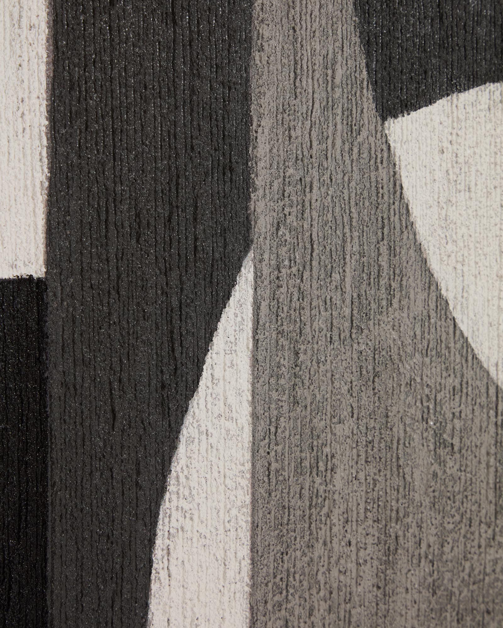 Stilvolles abstraktes Kunstwerk in Schwarz-Weiß, 80 x 100 cm, perfekt für zeitgenössische Inneneinrichtungen, erhältlich bei Kave Home.