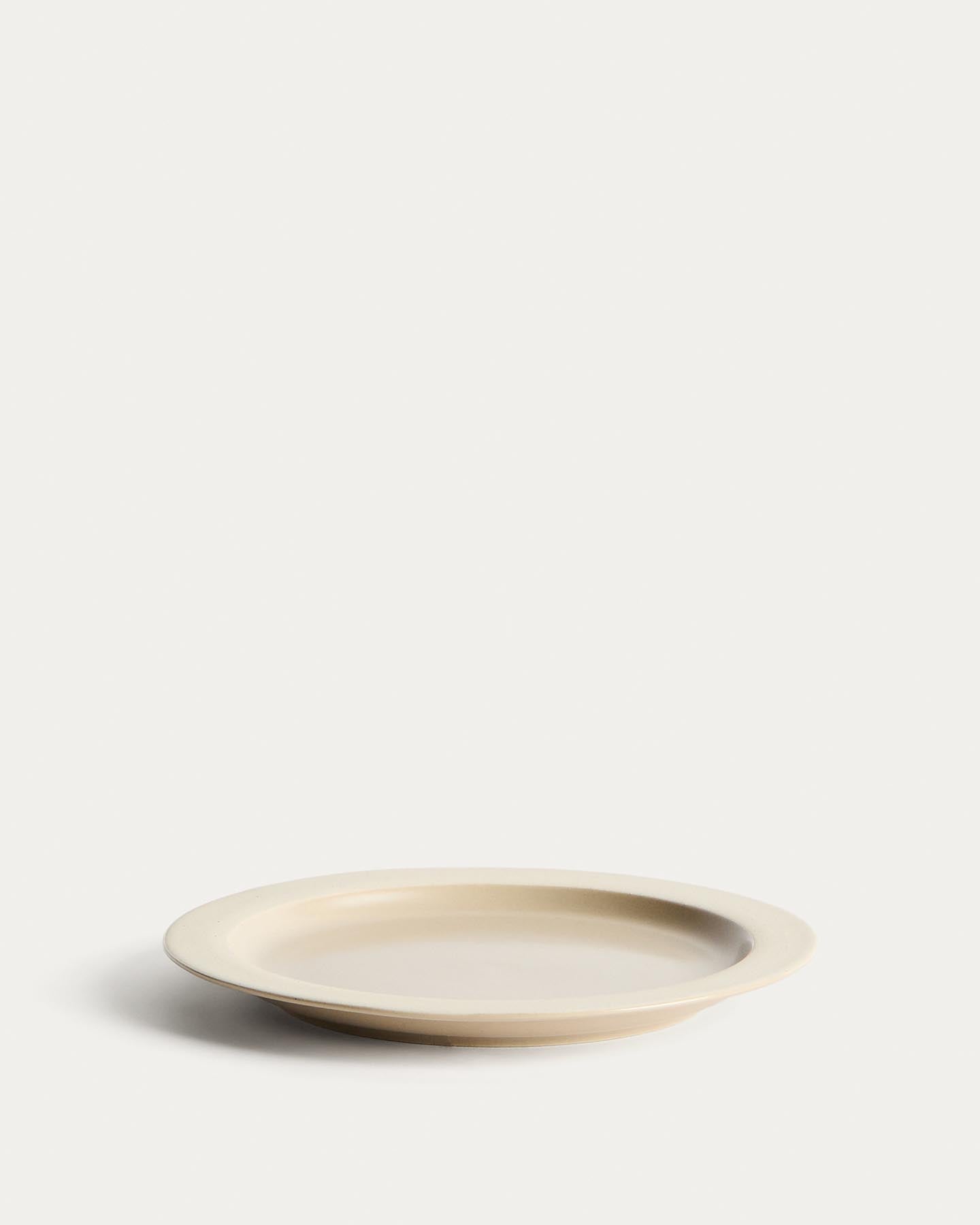 Dessertteller Doren aus Keramik in Beige in Weiss präsentiert im Onlineshop von KAQTU Design AG. Dessertteller ist von Kave Home