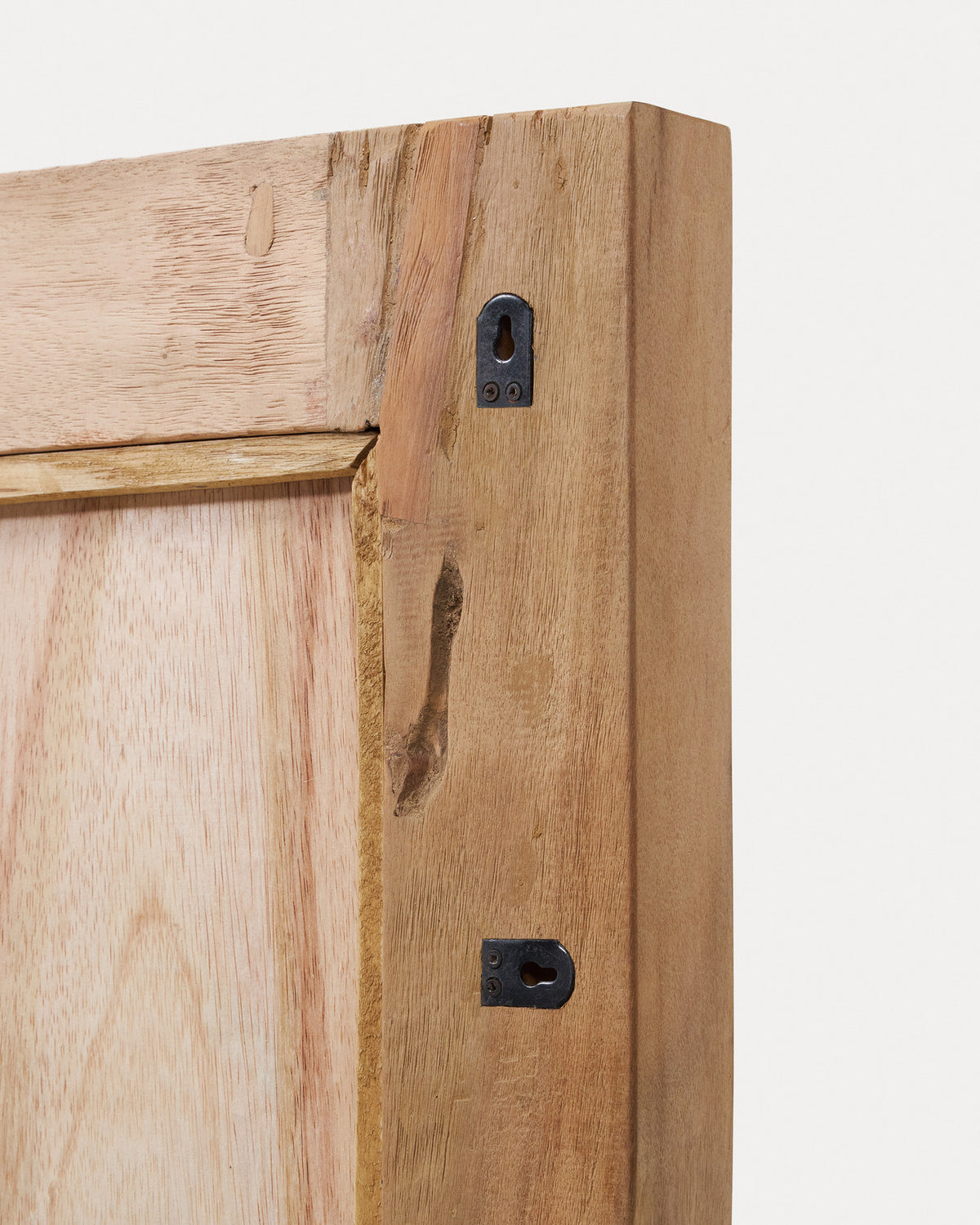 Maden Spiegel aus Holz mit natürlichem Finish 50 x 120 cm in Natur präsentiert im Onlineshop von KAQTU Design AG. Wandspiegel ist von Kave Home