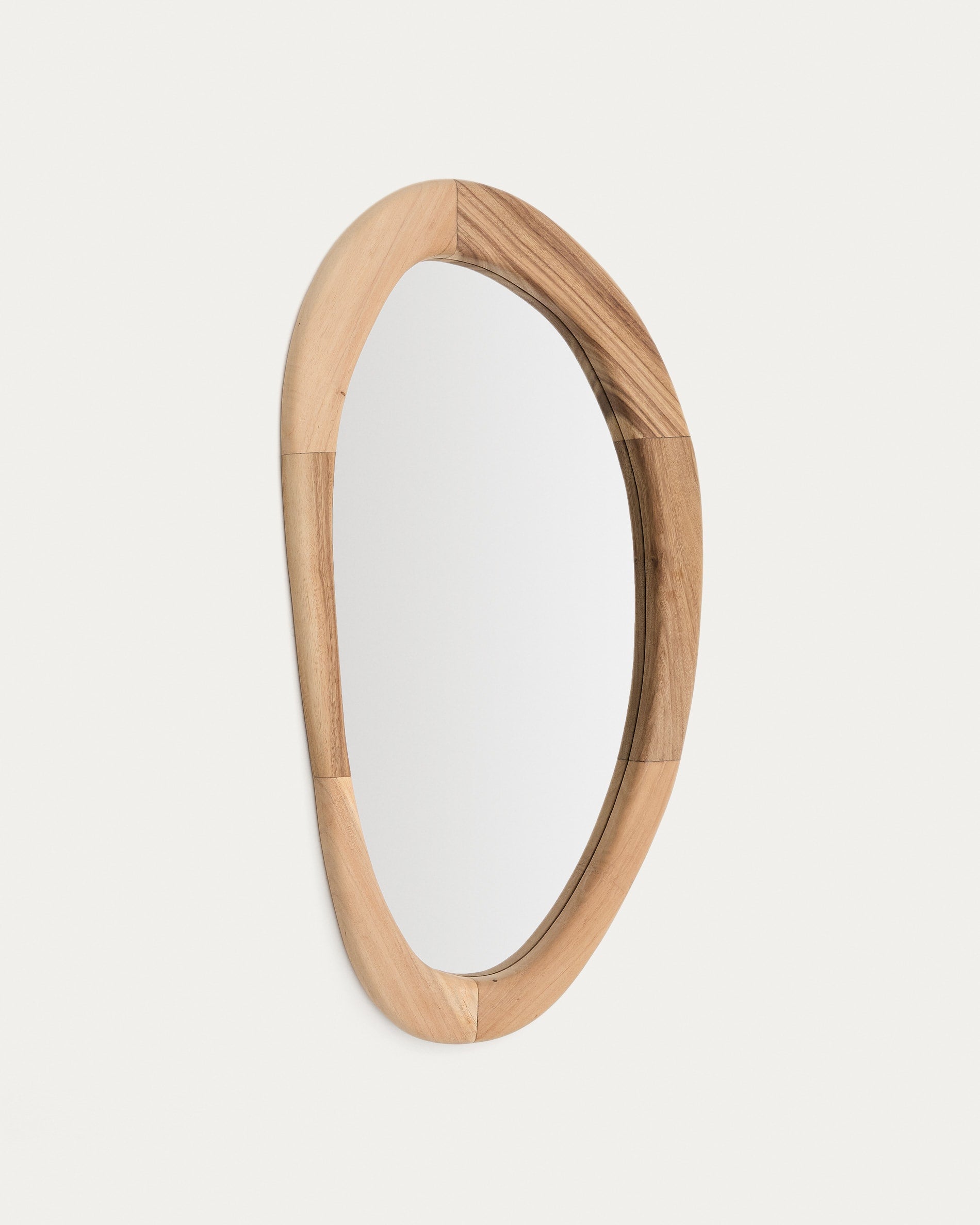 3D-Modell: Selem Spiegel, Mungurholz, 60x107 cm, naturfarben, stilvoll, robust, nachhaltig, ideal für Flur/Wohnzimmer.