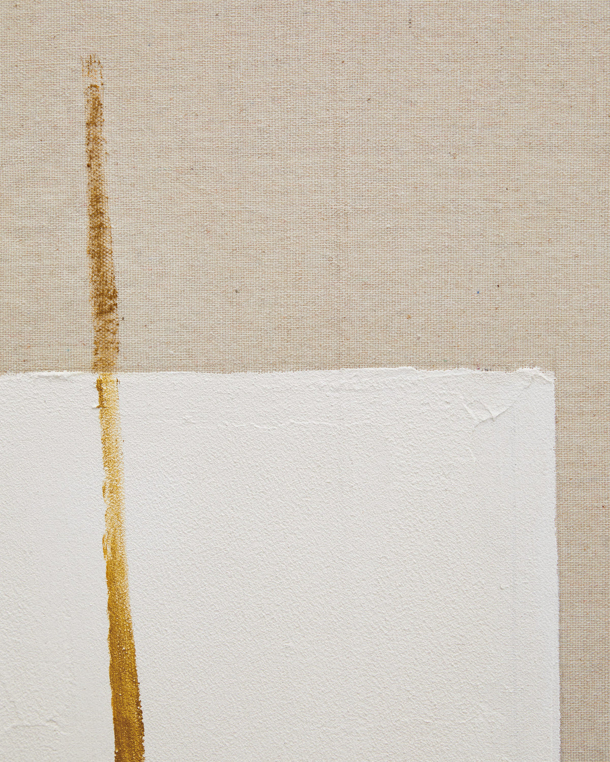 Salin Bild abstrakt mit vertikalem Streifen aus Leinen beige 80 x 100 cm in Beige präsentiert im Onlineshop von KAQTU Design AG. Bild ist von Kave Home