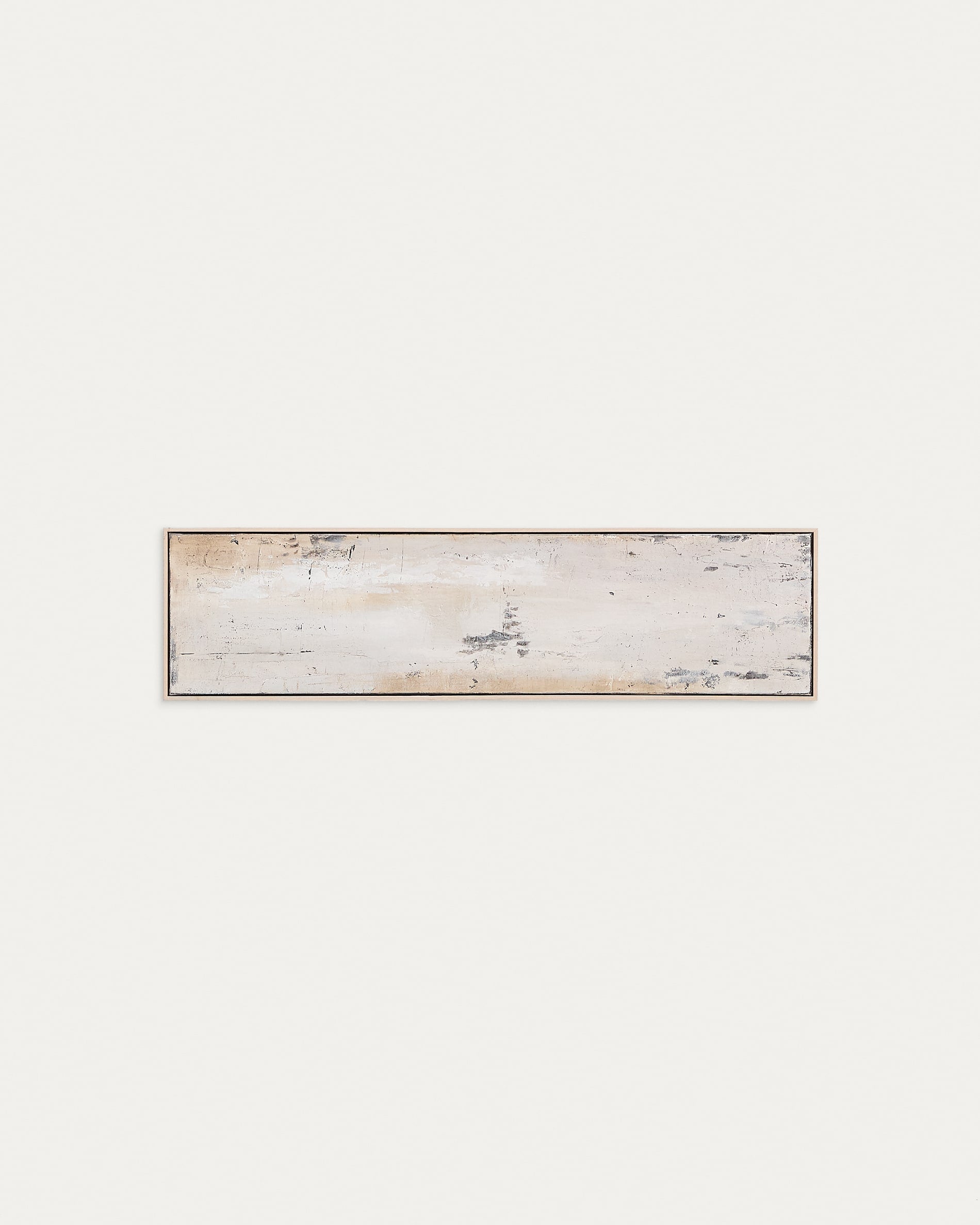 Abstract painting Selnar grey 122 x 32 cm