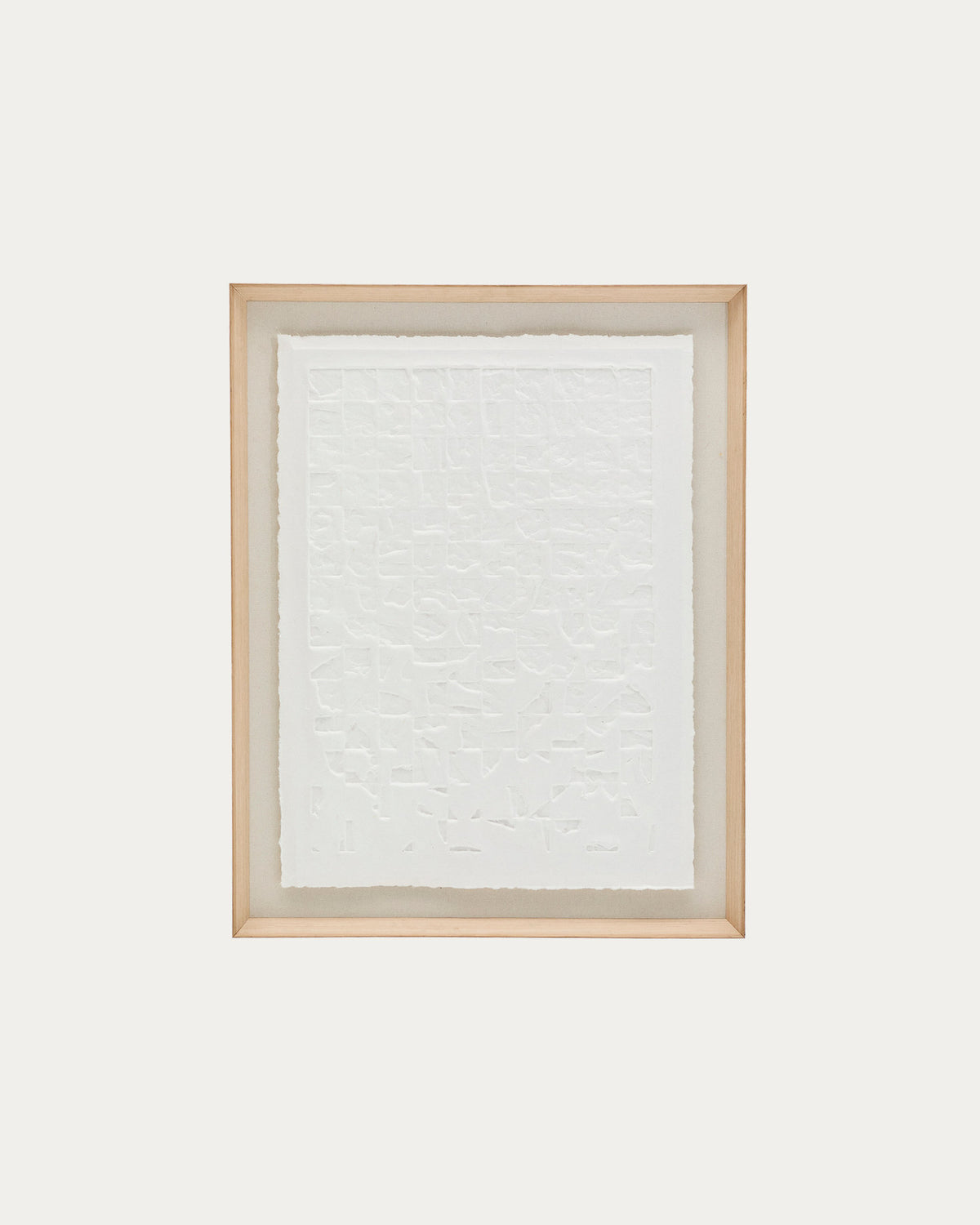 Bild Annia aus weissem Pappmaché 90 x 70 cm in Weiss präsentiert im Onlineshop von KAQTU Design AG. Bild ist von Kave Home