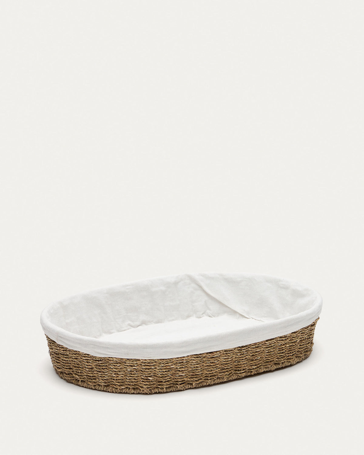 Tossa grosser Korb aus Naturfasern in Natur präsentiert im Onlineshop von KAQTU Design AG. Aufbewahrungskorb ist von Kave Home