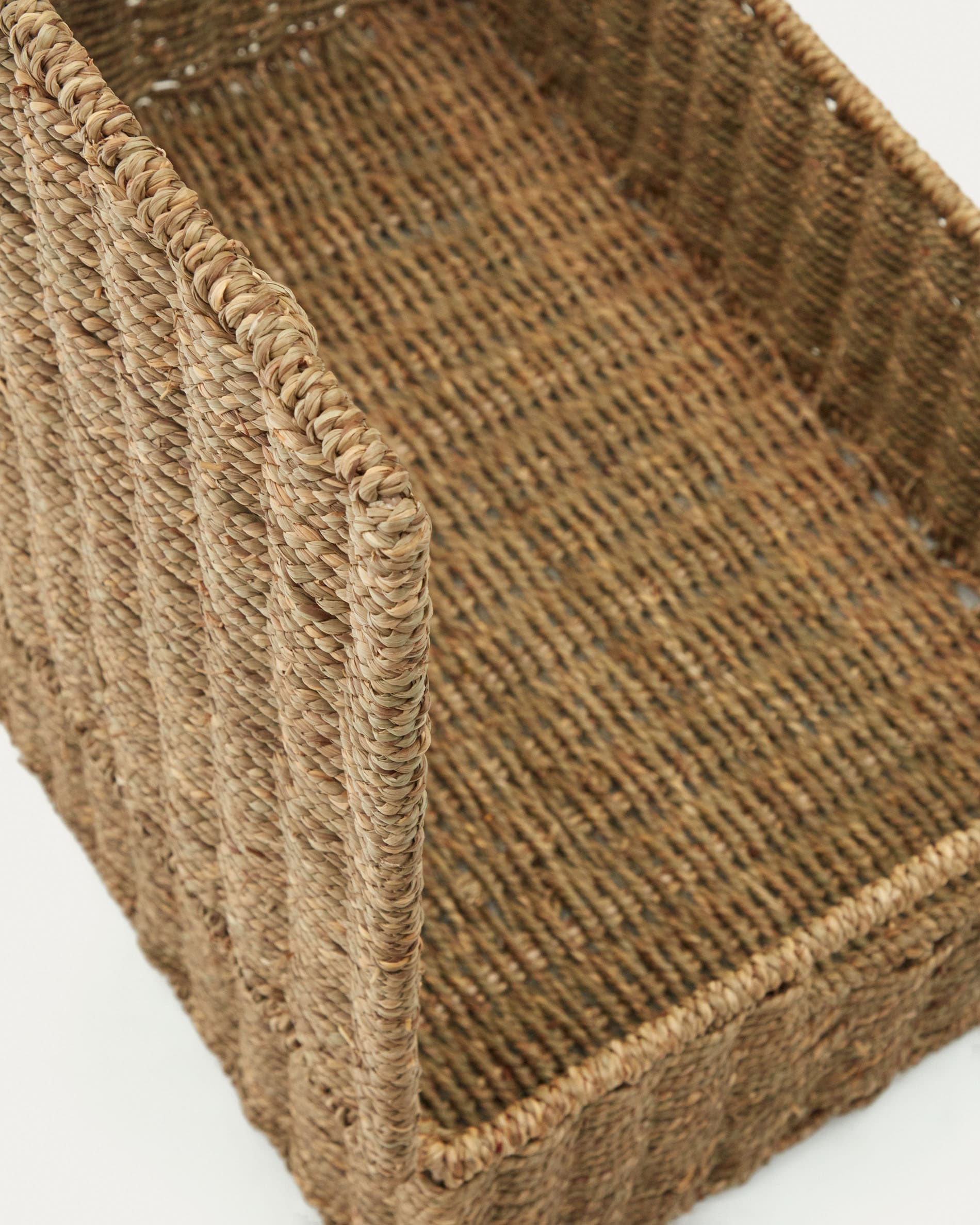 Tossa Set aus 2 Kisten mit Deckel aus Naturfasern 55 x 36 cm / 60 x 40 cm