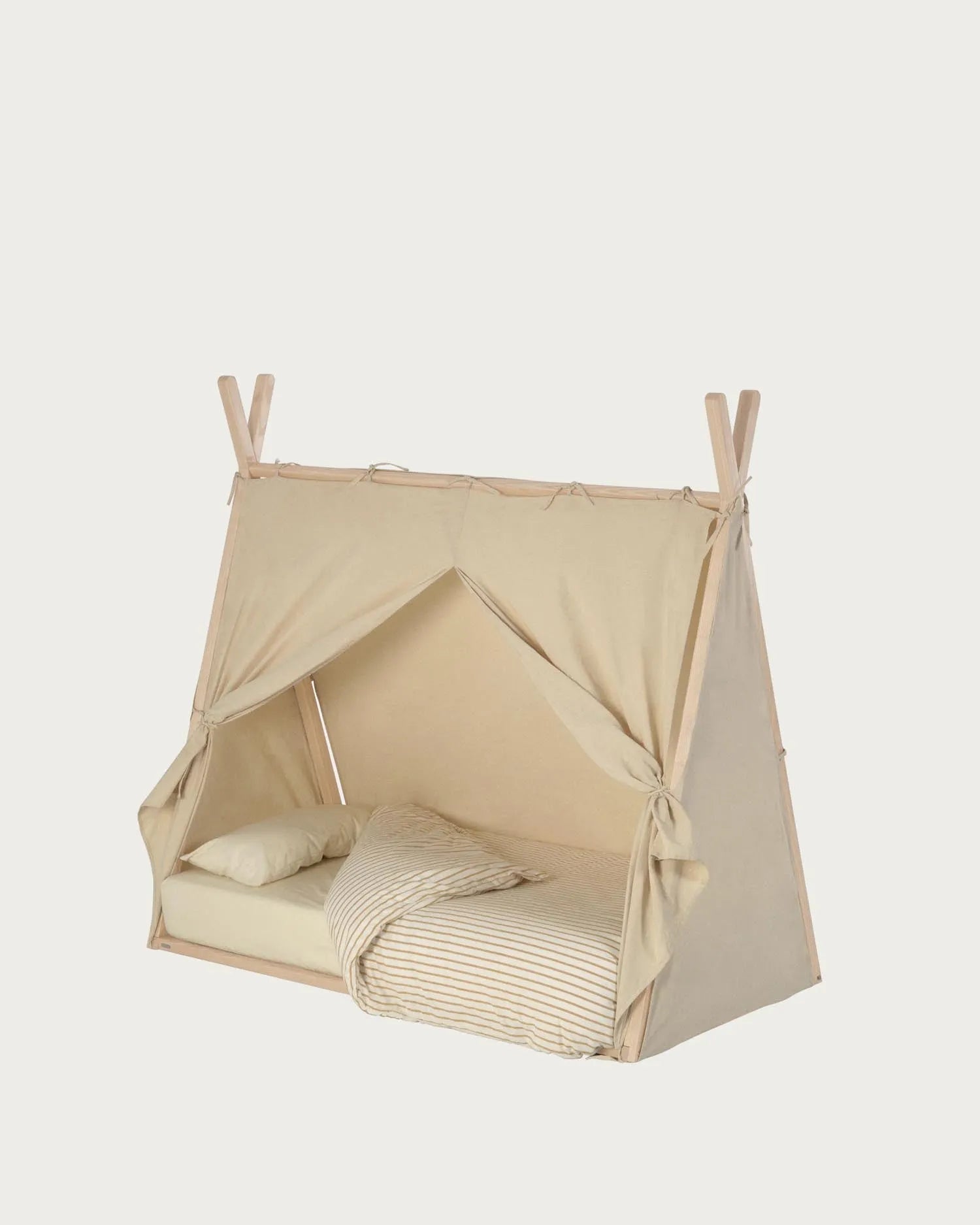 Stilvolle Baumwollabdeckung für Maralis Tipi Bett, 70x140 cm, maschinenwaschbar, ideal für Kinderzimmer.