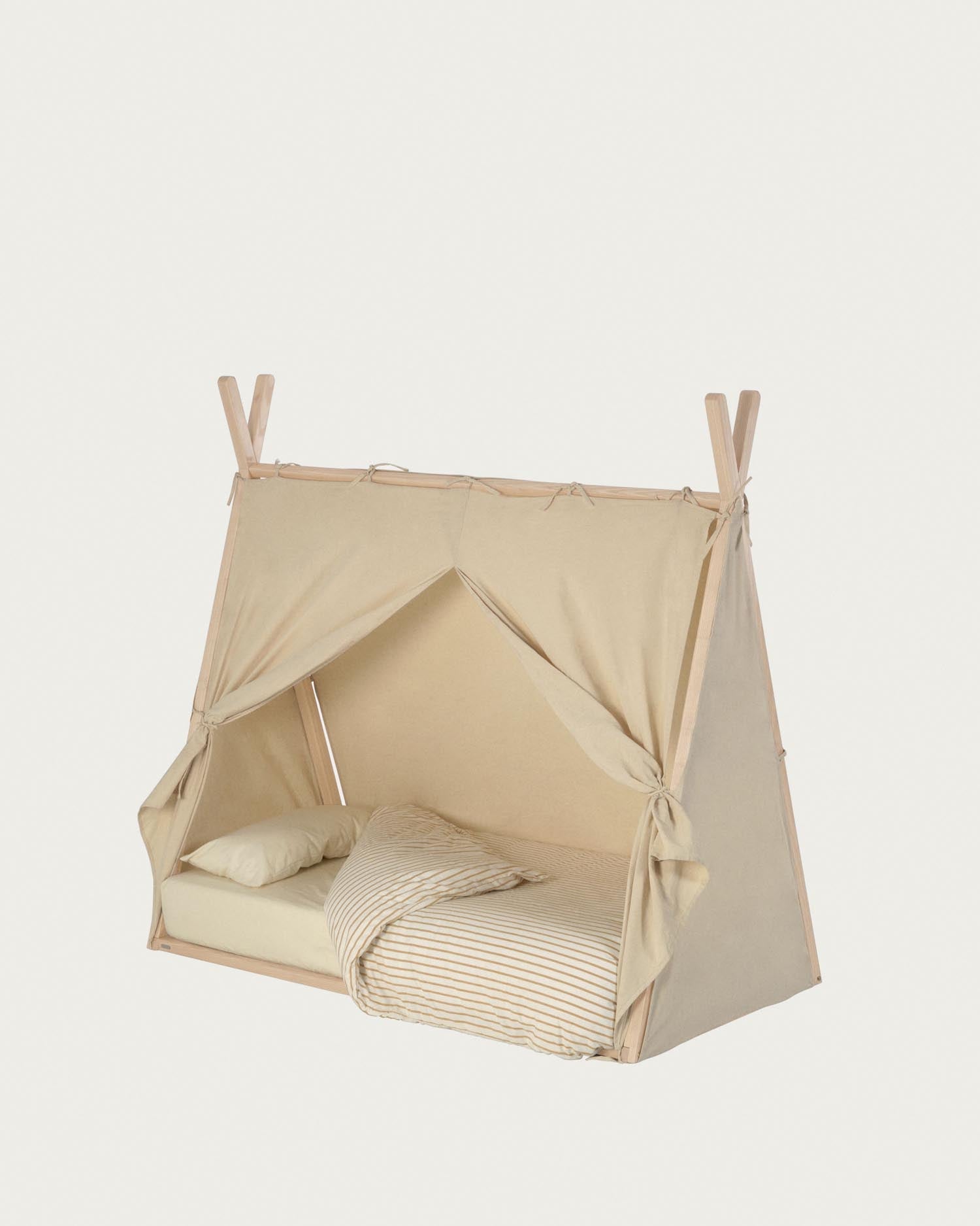 Stilvolle Baumwollabdeckung für Maralis Tipi Bett, 70x140 cm, maschinenwaschbar, ideal für Kinderzimmer.