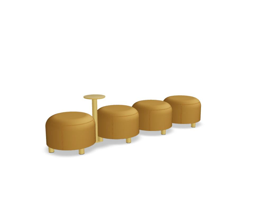 Dots DTSU08 - modular pouf system in Gelb präsentiert im Onlineshop von KAQTU Design AG. Pouf ist von Mdd