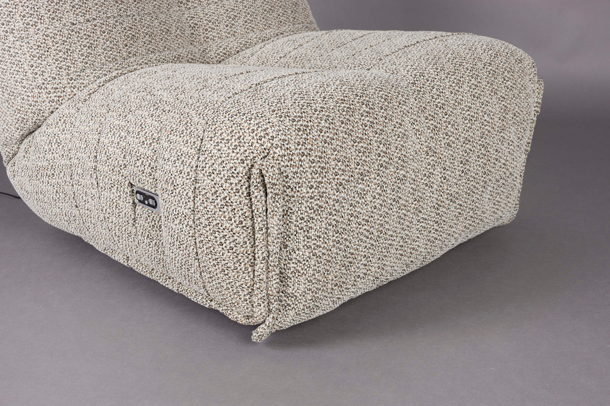 Hamilton Loungesessel Recliner in Beige präsentiert im Onlineshop von KAQTU Design AG. Sessel ist von Dutchbone