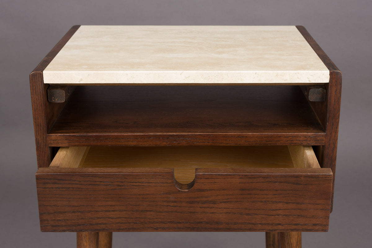 Beistelltisch/Nachttisch Arda in Beige präsentiert im Onlineshop von KAQTU Design AG. Beistelltisch ist von Dutchbone