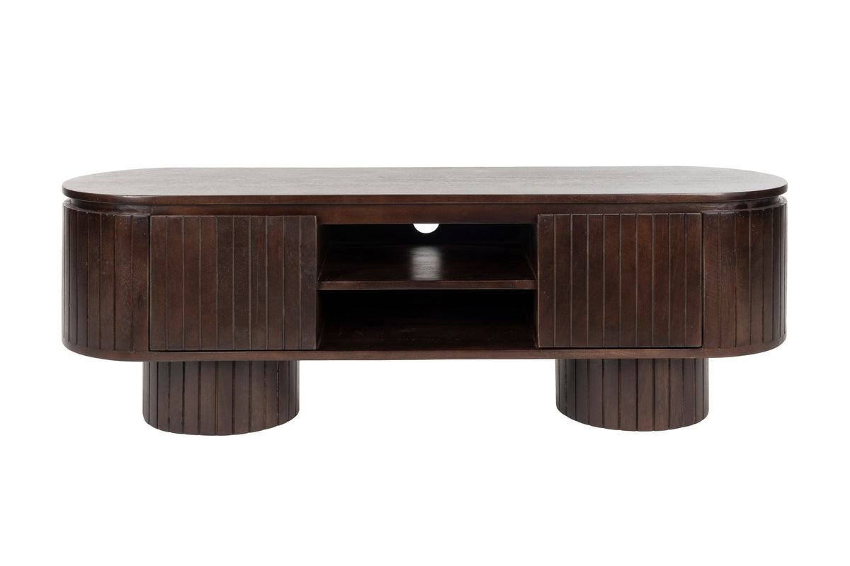 Kenji Sideboard in Braun präsentiert im Onlineshop von KAQTU Design AG. Sideboard ist von Dutchbone