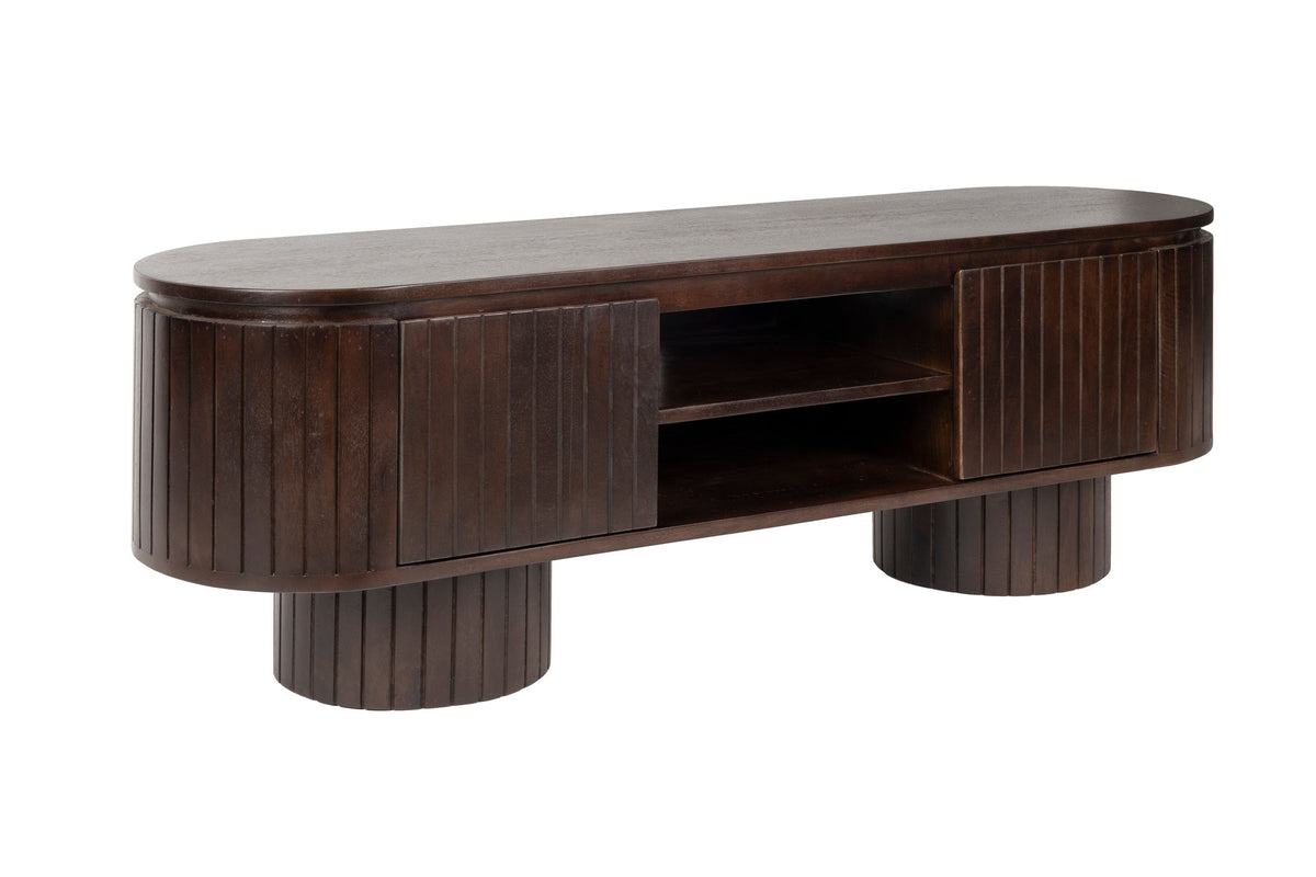 Kenji Sideboard in Braun präsentiert im Onlineshop von KAQTU Design AG. Sideboard ist von Dutchbone