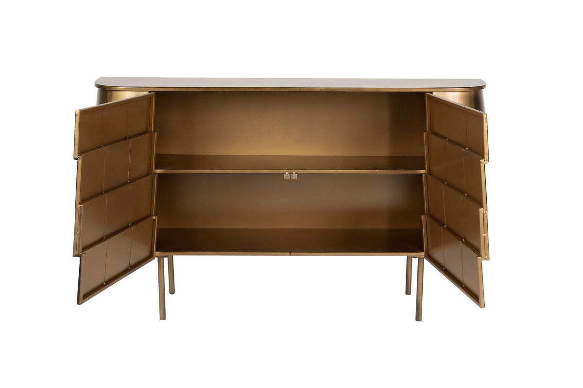 Hanna Sideboard in Gold präsentiert im Onlineshop von KAQTU Design AG. Sideboard ist von Dutchbone