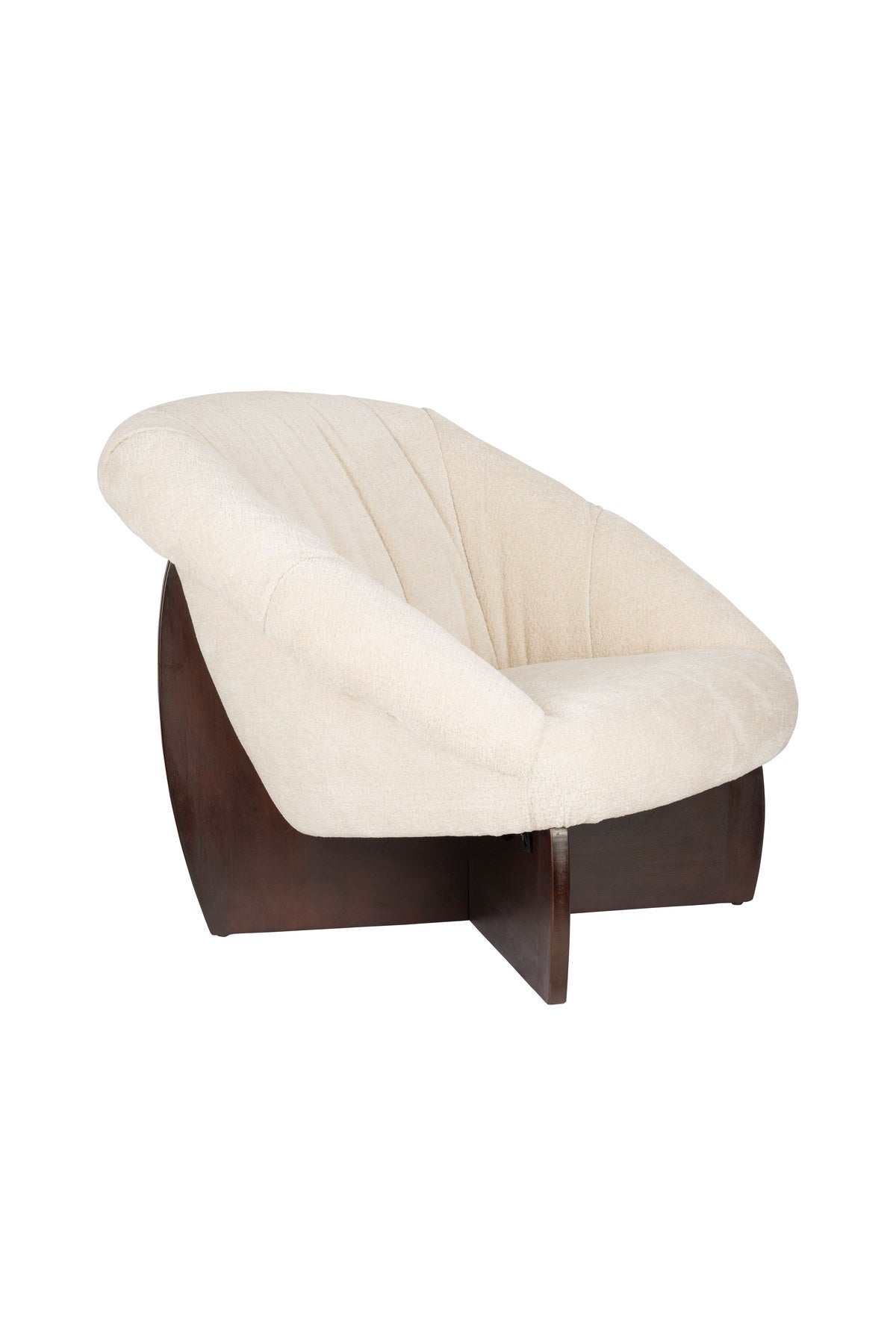 Emilius Loungestuhl in Beige präsentiert im Onlineshop von KAQTU Design AG. Sessel ist von Dutchbone