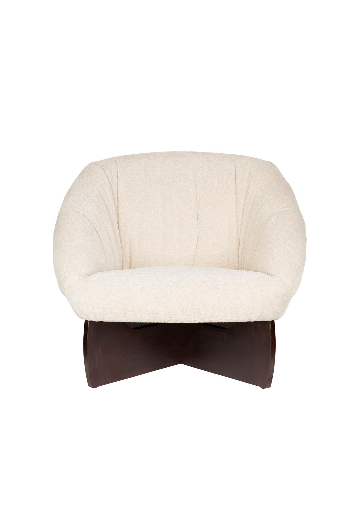Emilius Loungestuhl in Beige präsentiert im Onlineshop von KAQTU Design AG. Sessel ist von Dutchbone