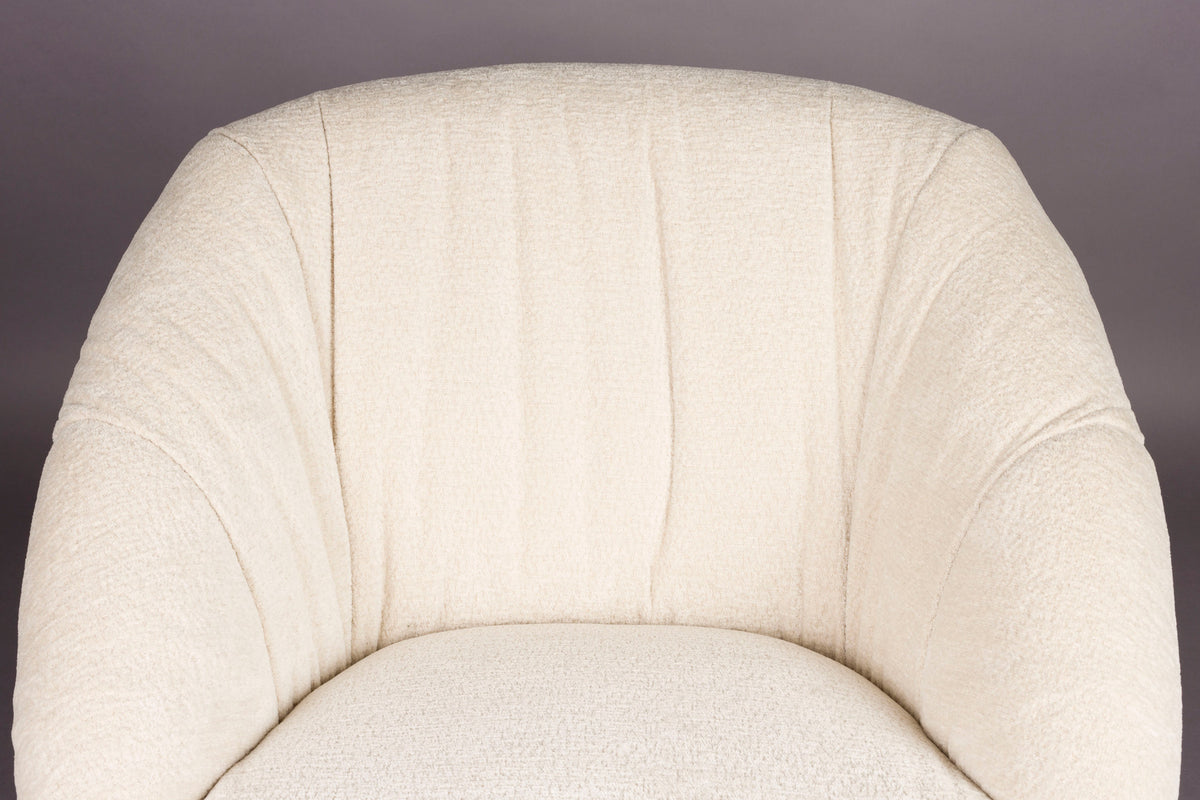 Emilius Loungestuhl in Beige präsentiert im Onlineshop von KAQTU Design AG. Sessel ist von Dutchbone